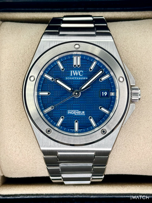 NEW 2026 IWC Ingenieur Automatic 40mm IW328907 Stainless Steel Blue Dial - MyWatchLLC