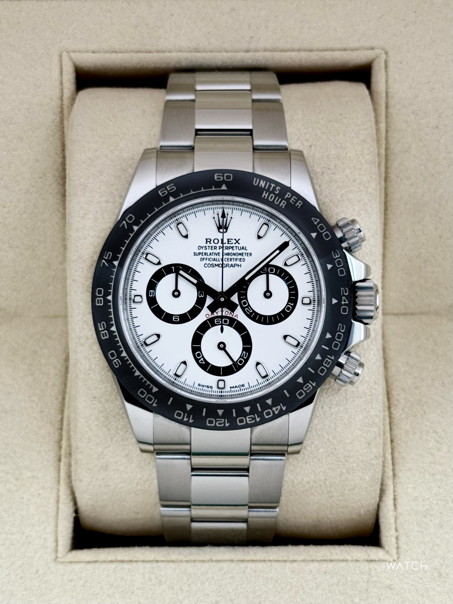2018 Rolex Daytona 40mm 116500LN Stainless Steel Panda Dial