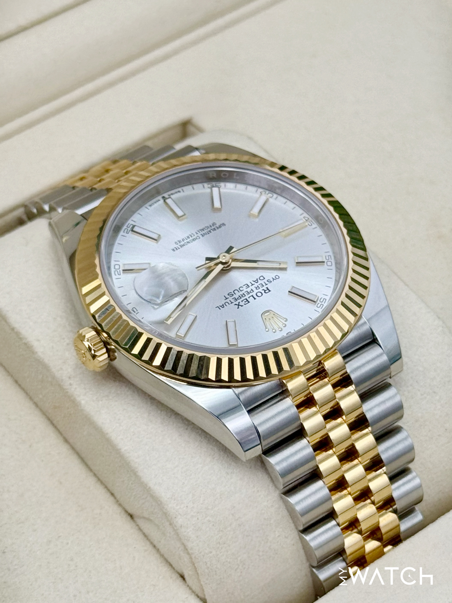 NEW 2025 Rolex Datejust 41mm 126333 Two-Tone Jubilee Silver Dial