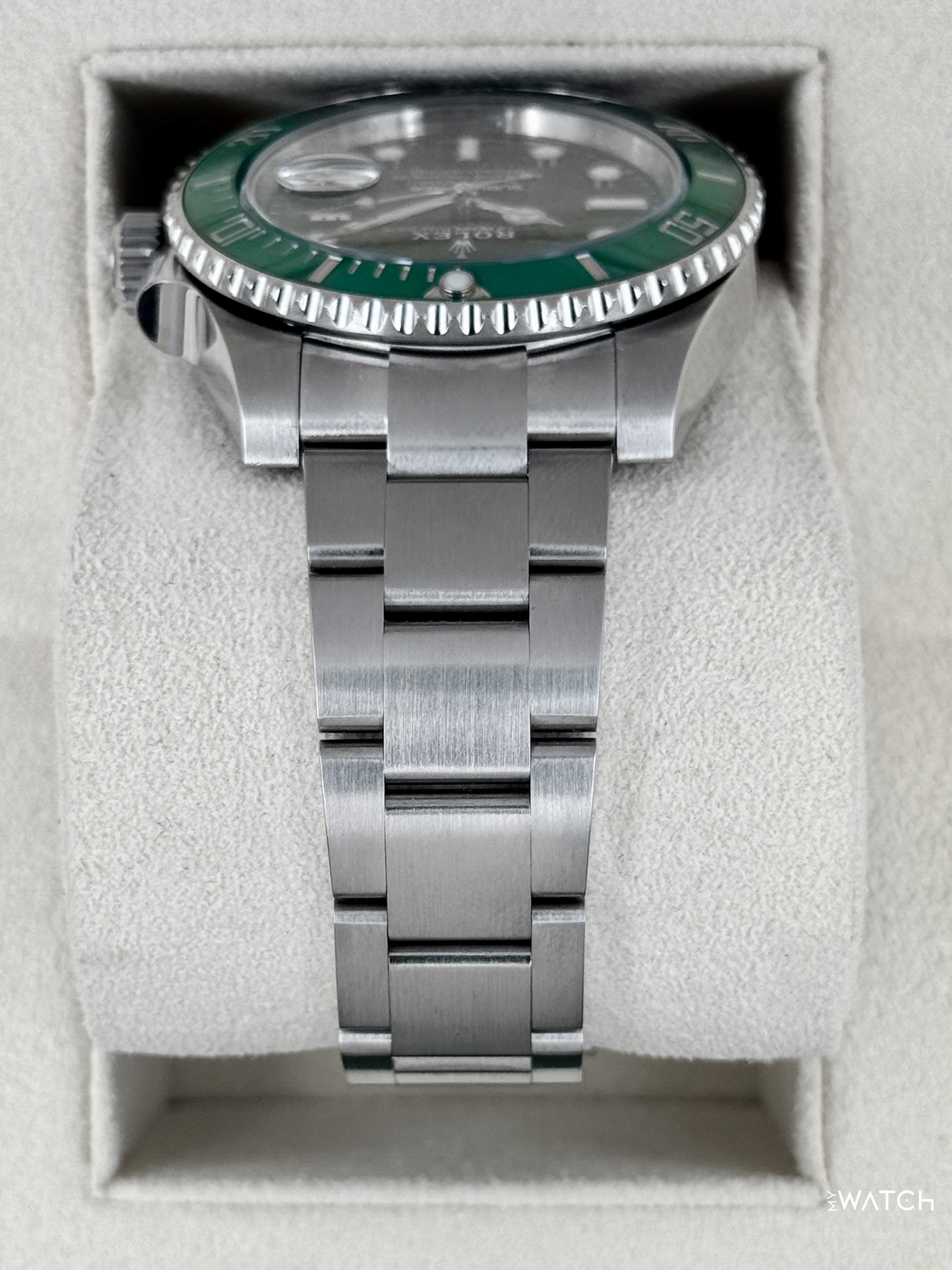 2020 Rolex Submariner “Hulk” 40mm 116610LV Green Dial (GREEN CARD & STICKERED) - MyWatchLLC