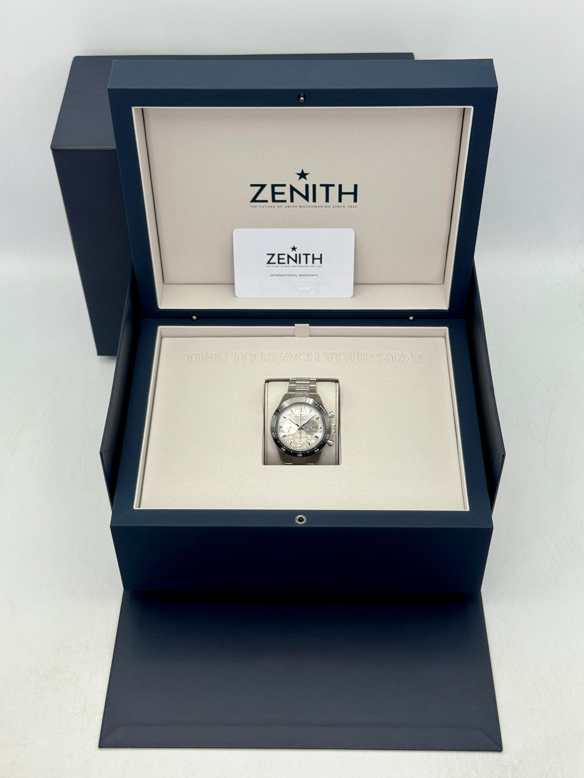 2025 Zenith Chronomaster Sport 41mm 03.3120.3600/76.M3100 Stainless Steel Meteorite Dial