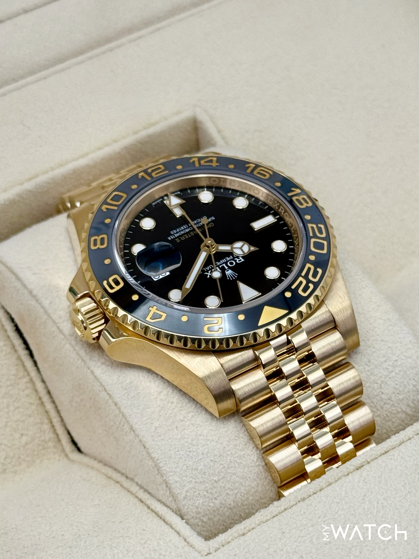 2023 Rolex GMT-Master II 40mm 126718GRNR Jubilee Black Dial