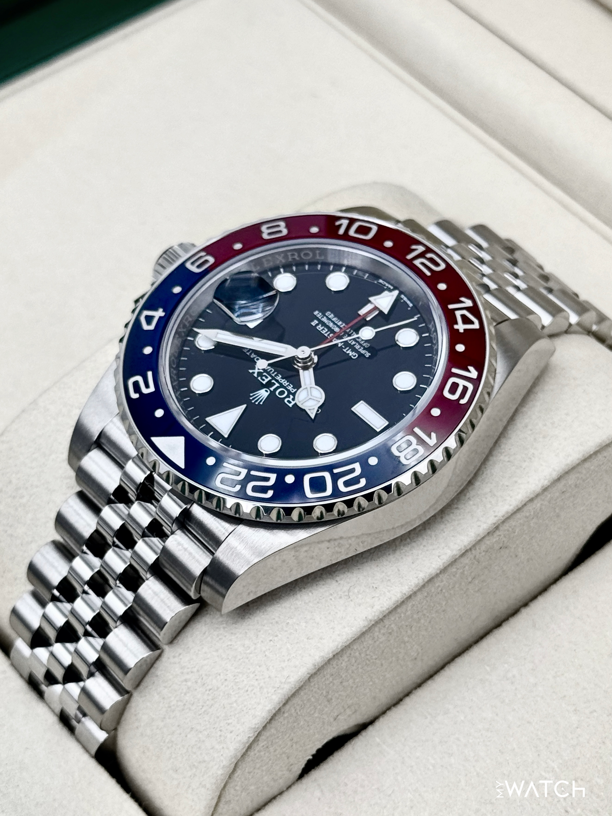 NEW 2025 Rolex GMT-Master II "Pepsi" 40mm 126710BLRO Jubilee - MyWatchLLC