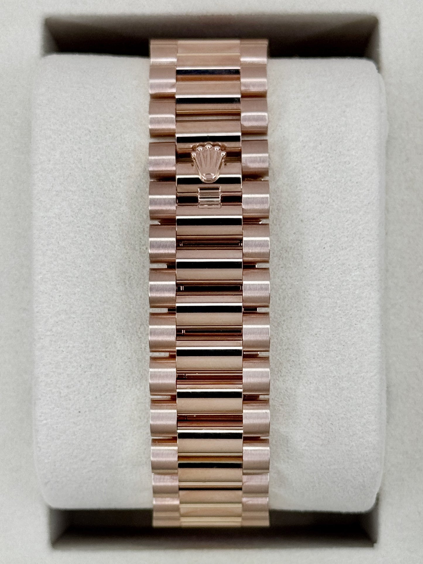 NEW 2026 Rolex Day-Date 36mm 128235 Rose Gold Brown Ombre Dial