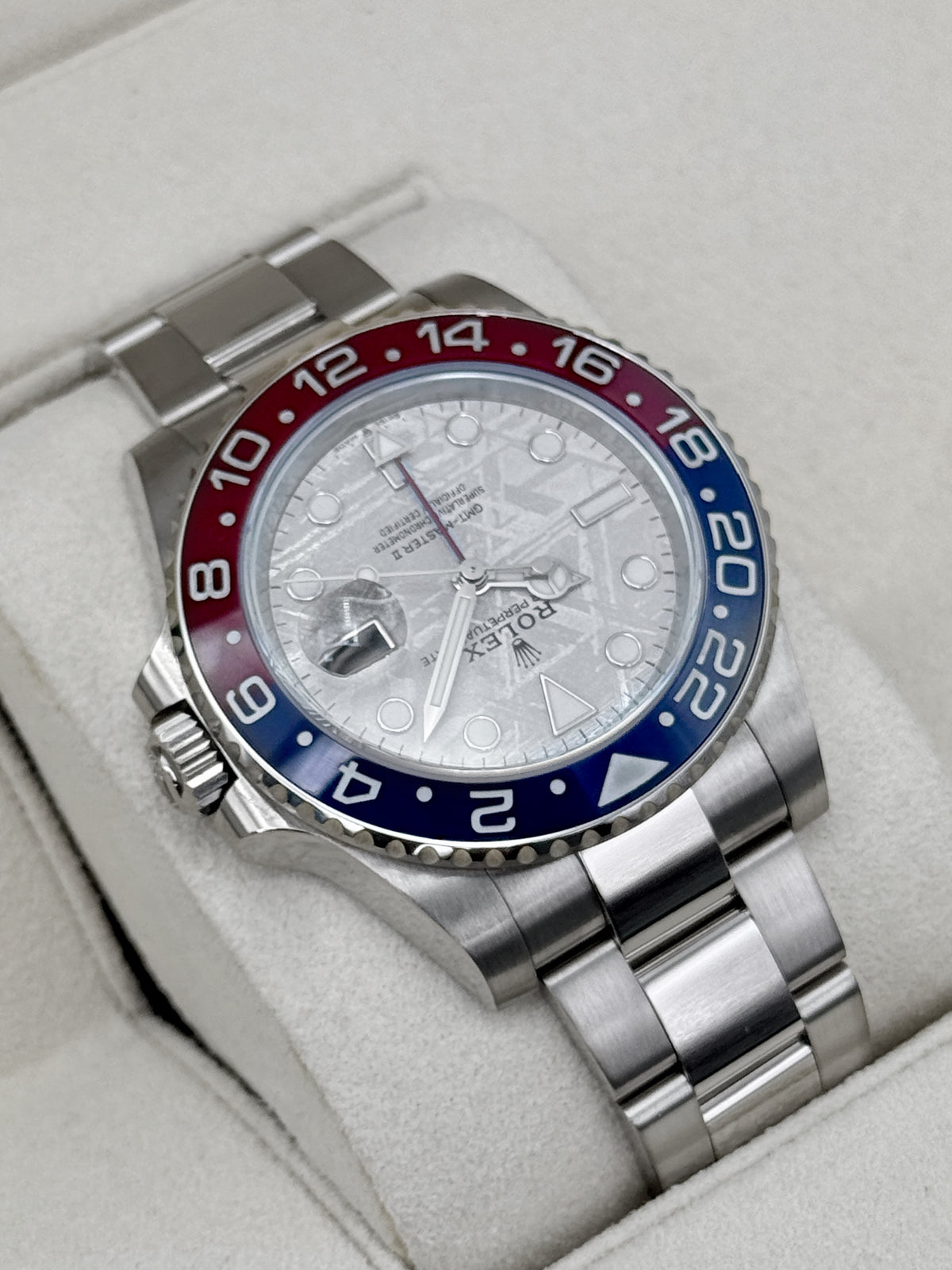 2024 Rolex GMT-Master II "Pepsi" 40mm 126719BLRO Meteorite Dial
