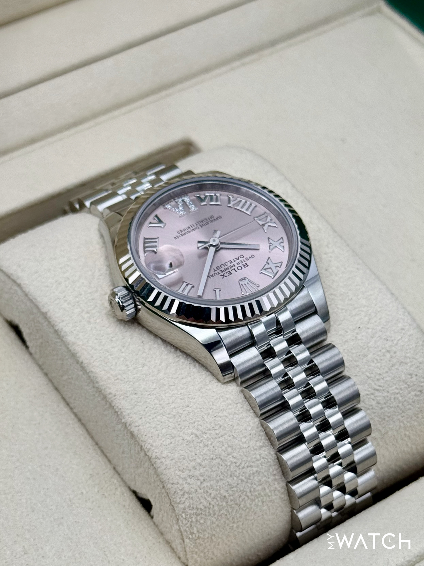 NEW 2025 Rolex Datejust 31mm 278274 Stainless Steel Jubilee Pink Dial