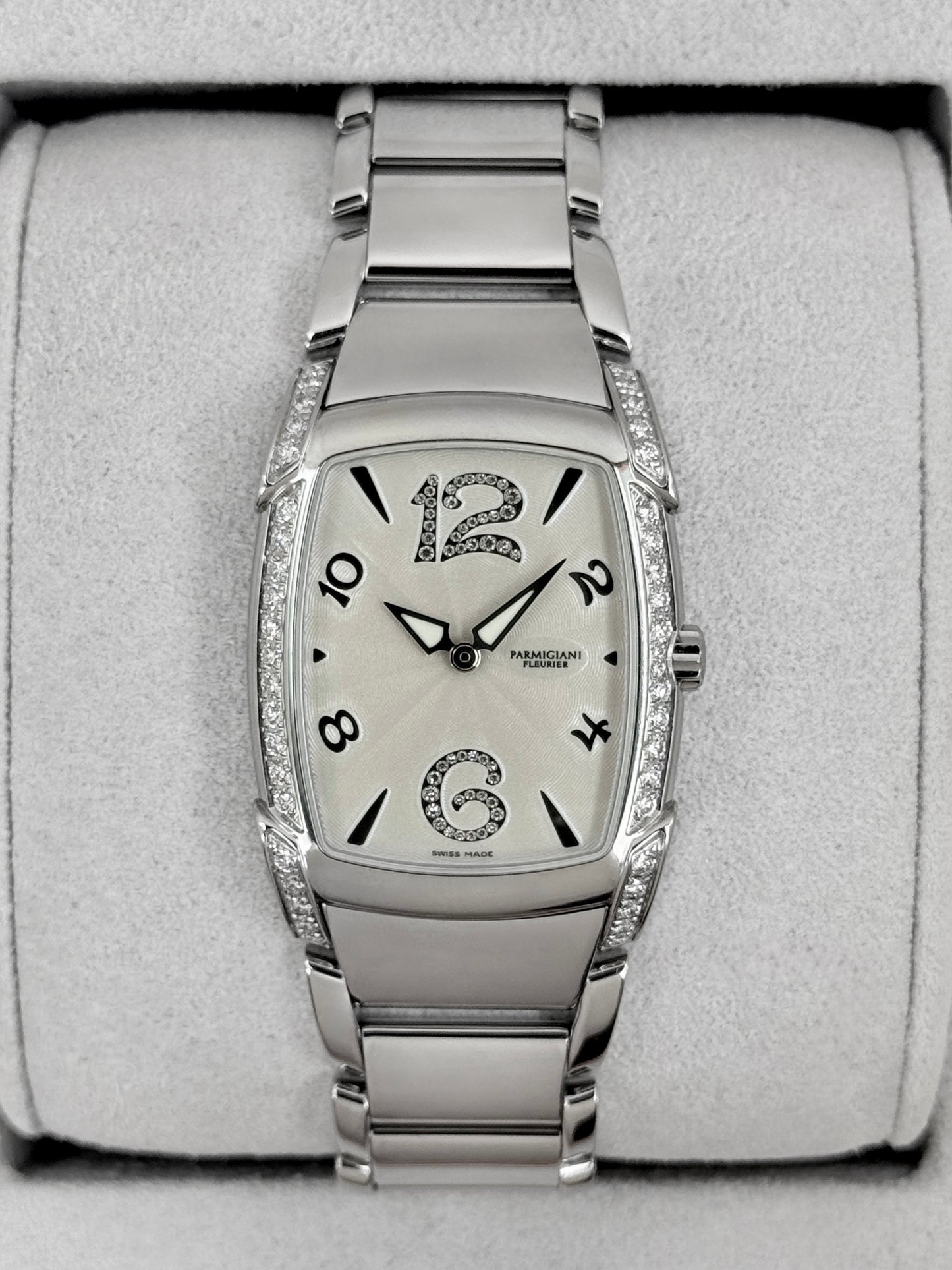Parmigiani Fleurier Kalpa Donna 34.8mm PFC160-0020701 Stainless Steel Ivory Dial