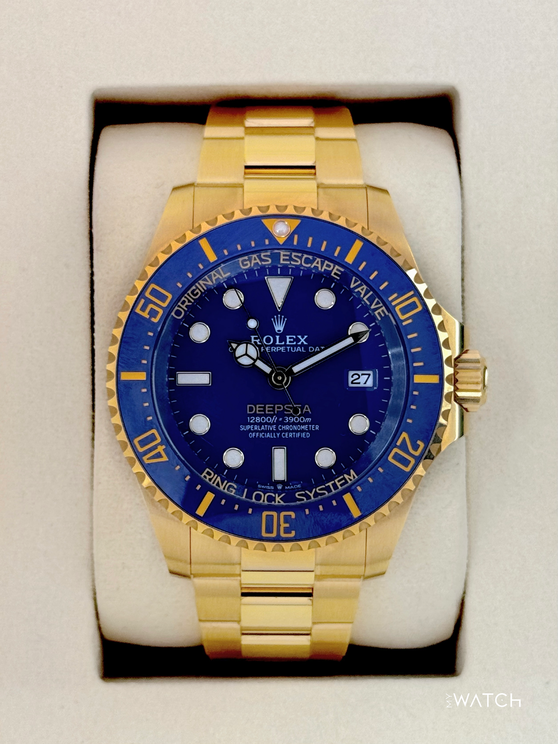 NEW 2025 Rolex Deepsea 44mm 136668LB Yellow Gold Blue Dial