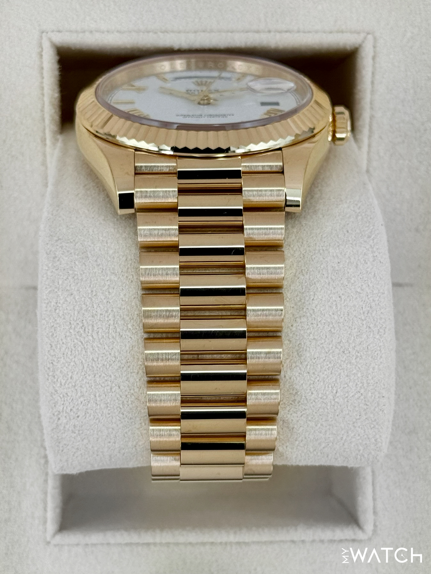 2024 Rolex Day-Date 40mm 228238 Presidential White Dial