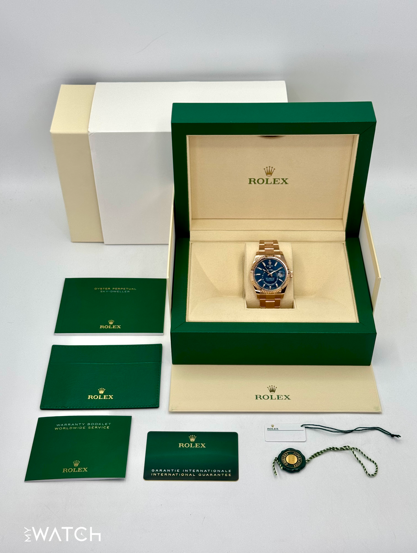 NEW 2025 Rolex Sky-Dweller 42mm 336935 Rose Gold Blue Dial