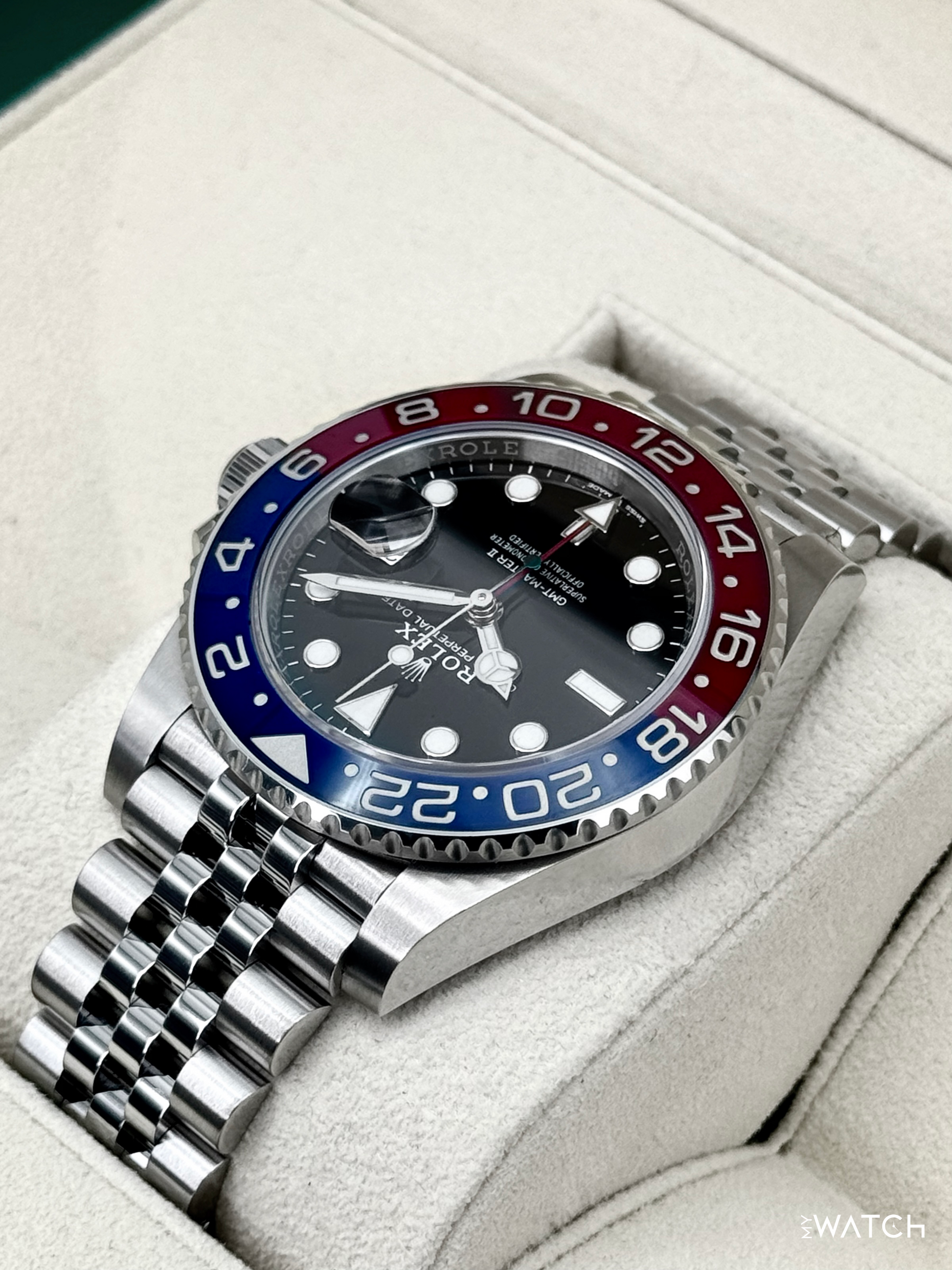 2021 Rolex GMT-Master II "Pepsi" 40mm 126710BLRO Jubilee - MyWatchLLC