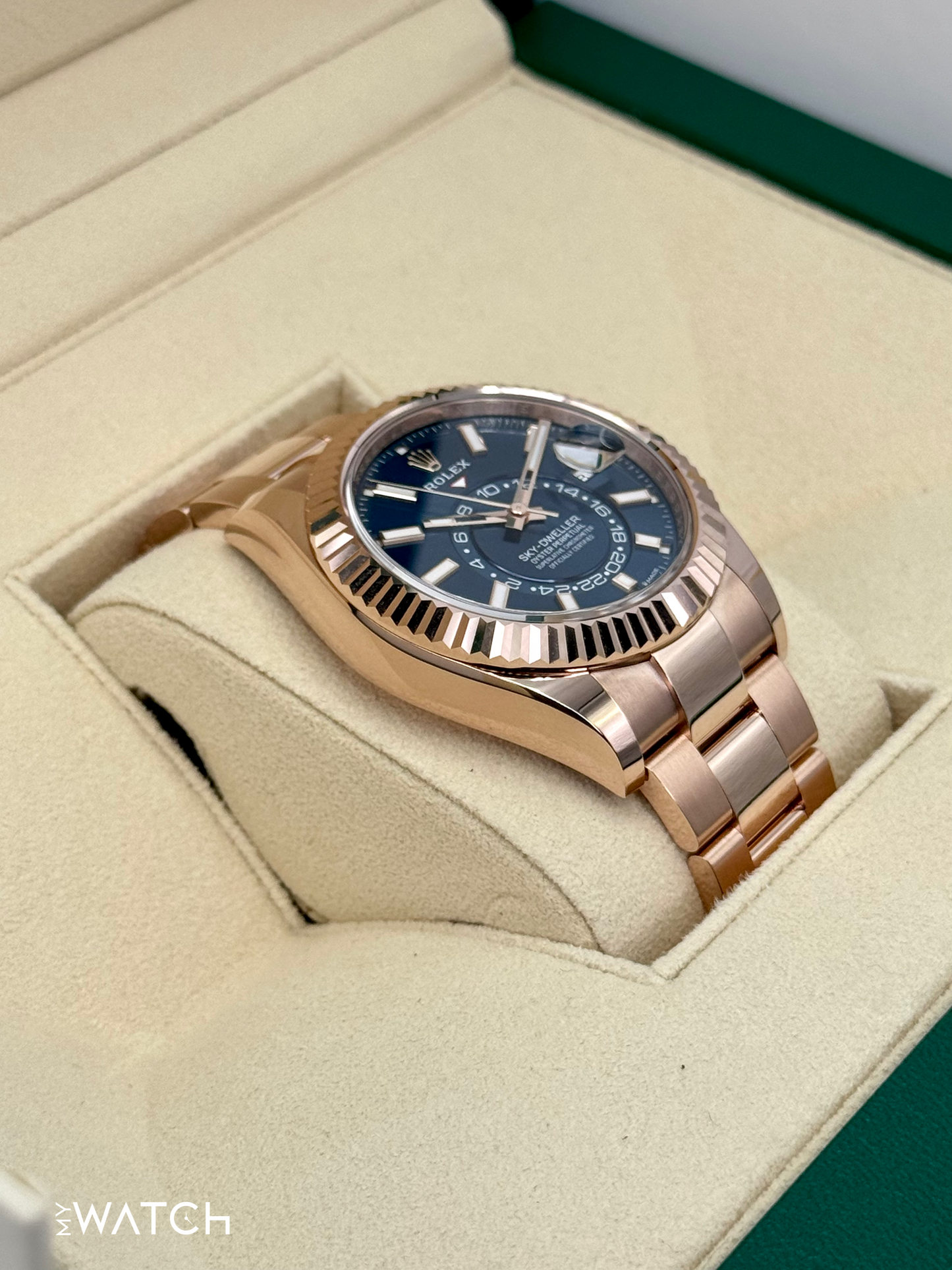 NEW 2025 Rolex Sky-Dweller 42mm 336935 Rose Gold Blue Dial