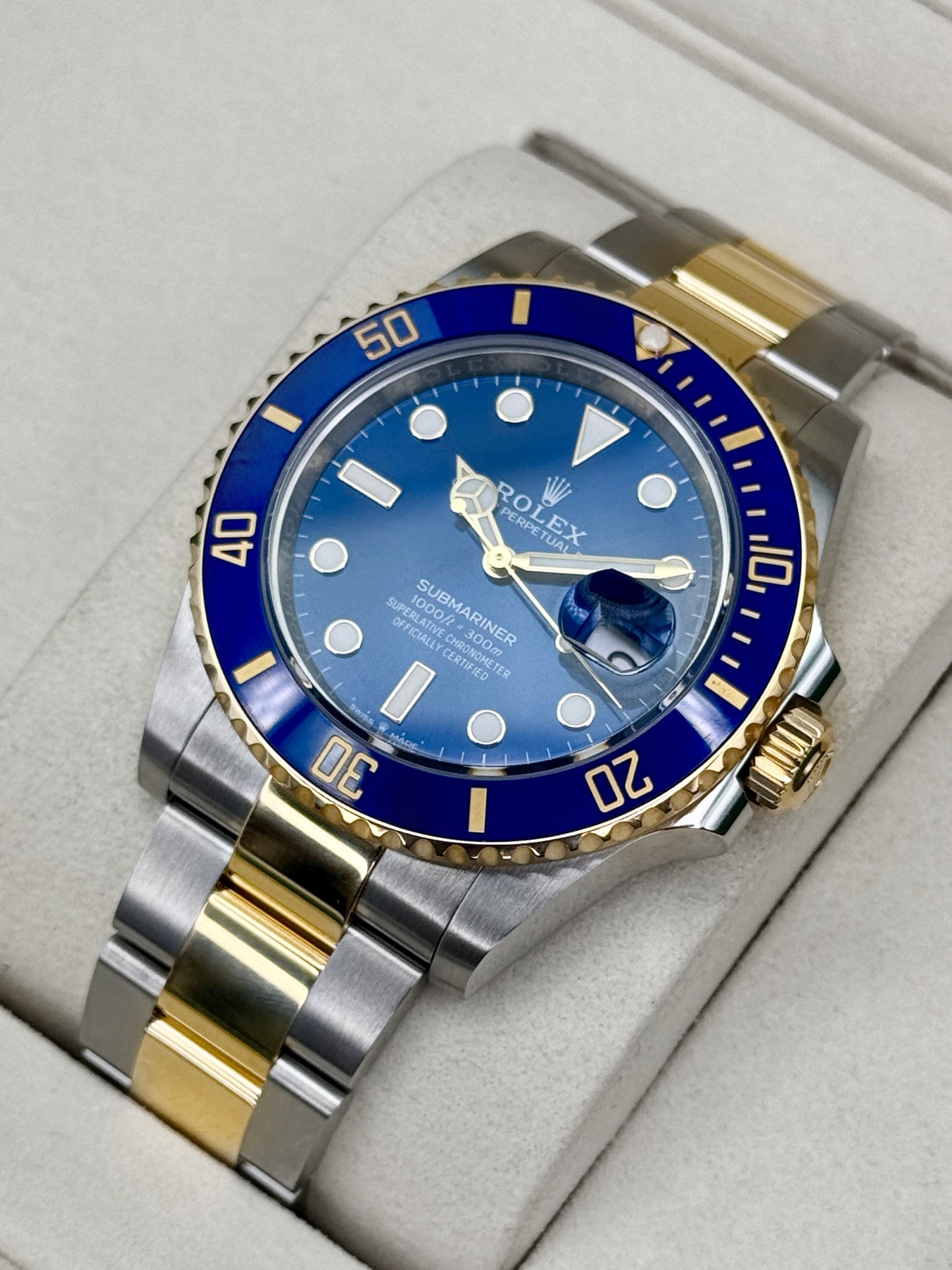 2026 Rolex Submariner "Bluesy" 41mm 126613LB Two-Tone Blue Dial