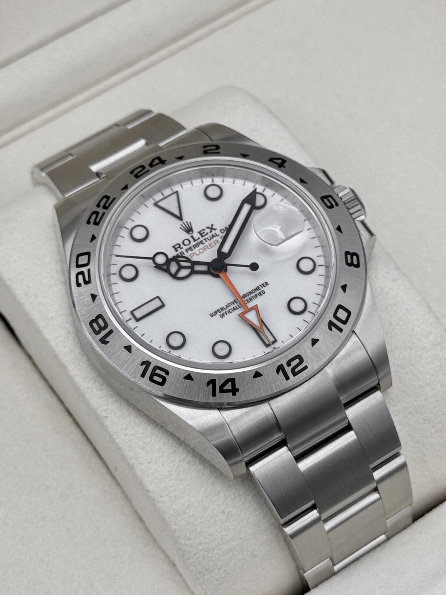 NEW 2026 Rolex Explorer II 42mm 226570 Polar White Dial (STICKERED)