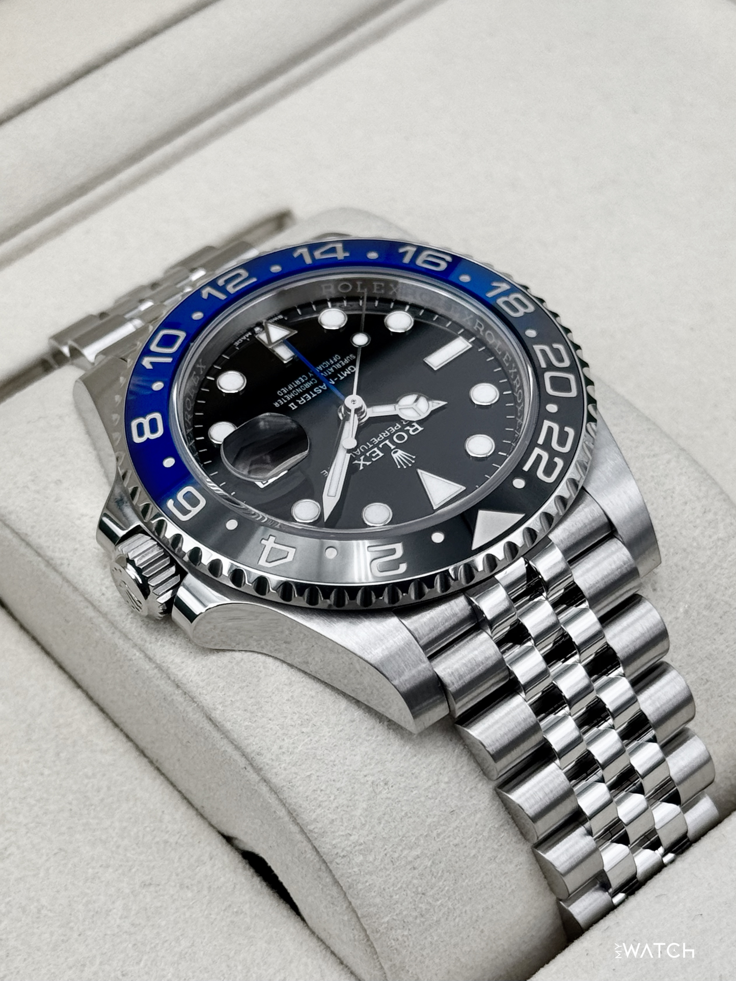 2025 Rolex GMT-Master II "Batgirl" 40mm 126710BLNR Jubilee - MyWatchLLC
