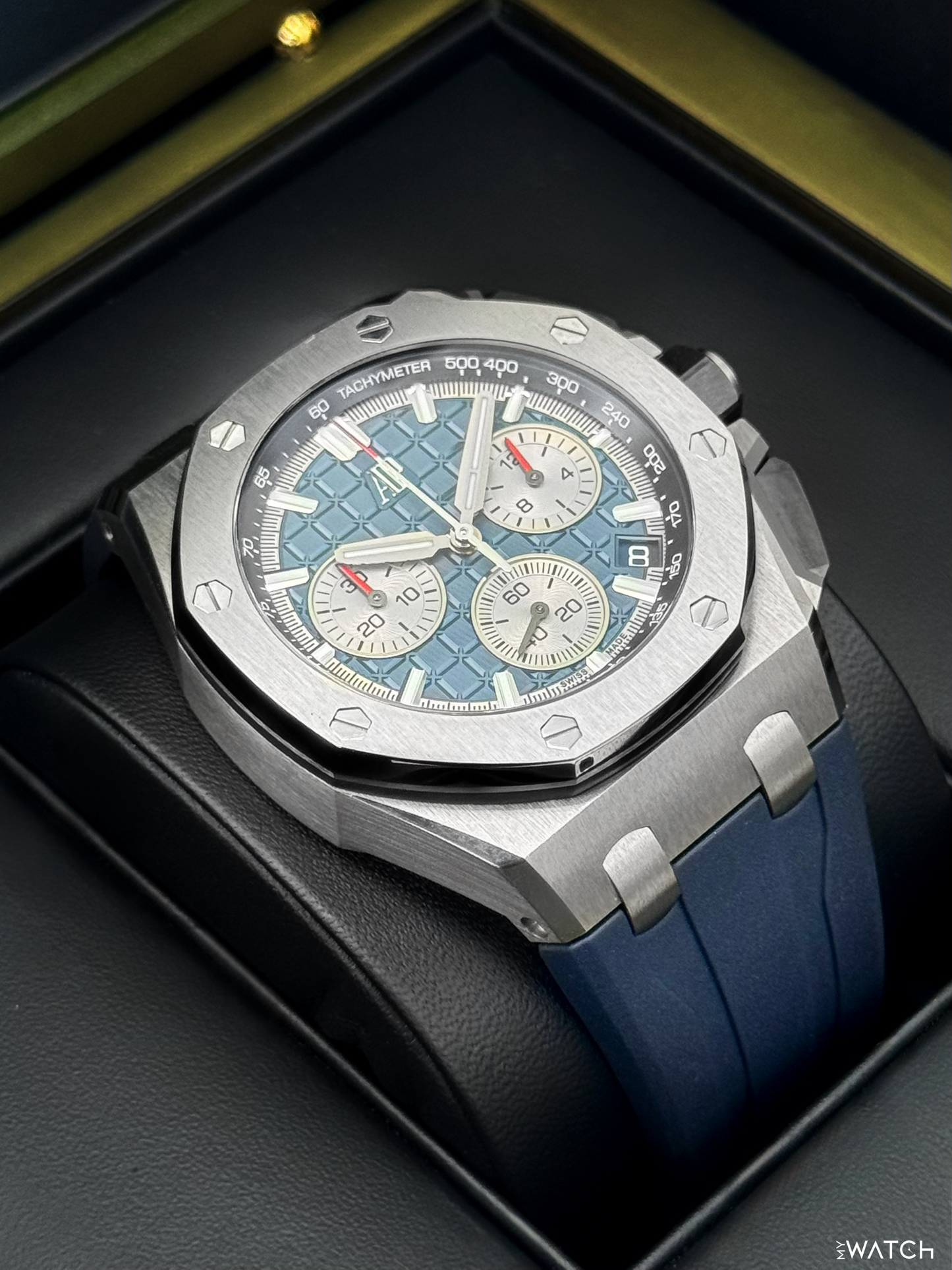 2022 Audemars Piguet Royal Oak Offshore 43mm 26420TI Titanium Blue Dial