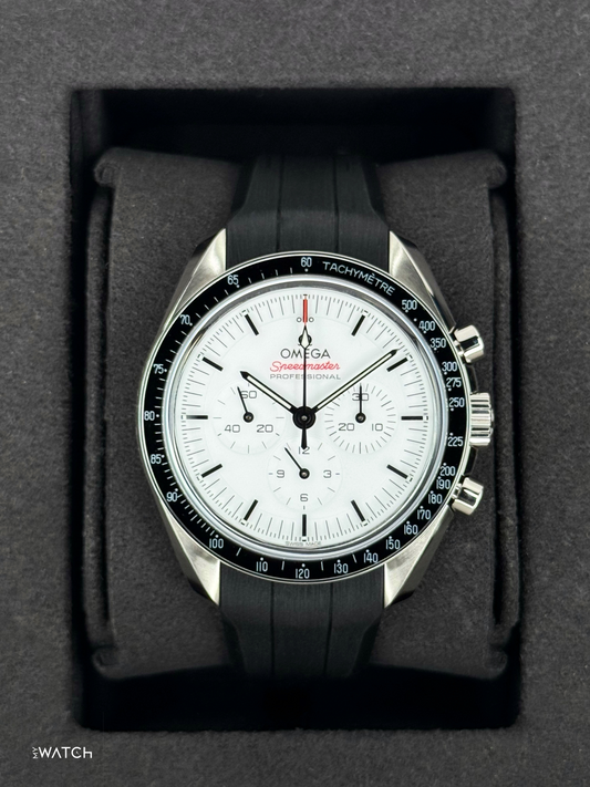 NEW 2025 Omega Speedmaster Moonwatch Pro 42mm 310.32.42.50.04.001 White Dial