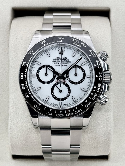 NEW 2026 Rolex Daytona 40mm 126500LN Stainless Steel Panda Dial (NEW STYLE CARD)