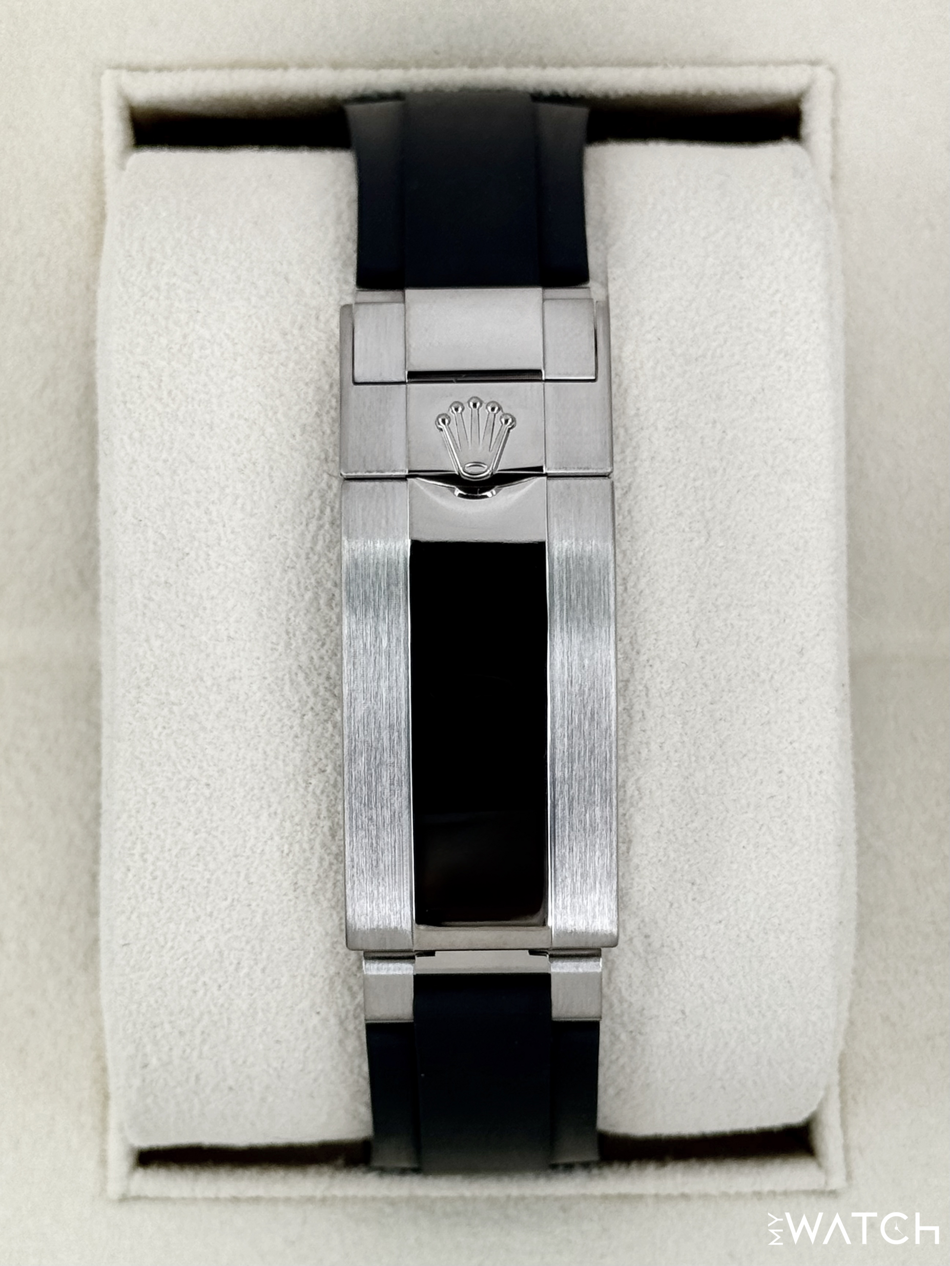 2021 Rolex Yacht-Master 42mm 226659 White Gold Oysterflex Black Dial - MyWatchLLC