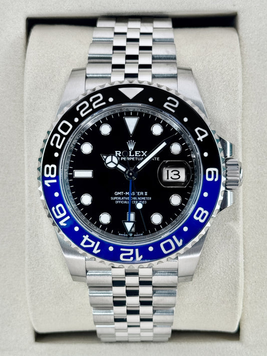 NEW 2026 Rolex GMT-Master II "Batgirl" 40mm 126710BLNR Jubilee (NEW STYLE CARD)