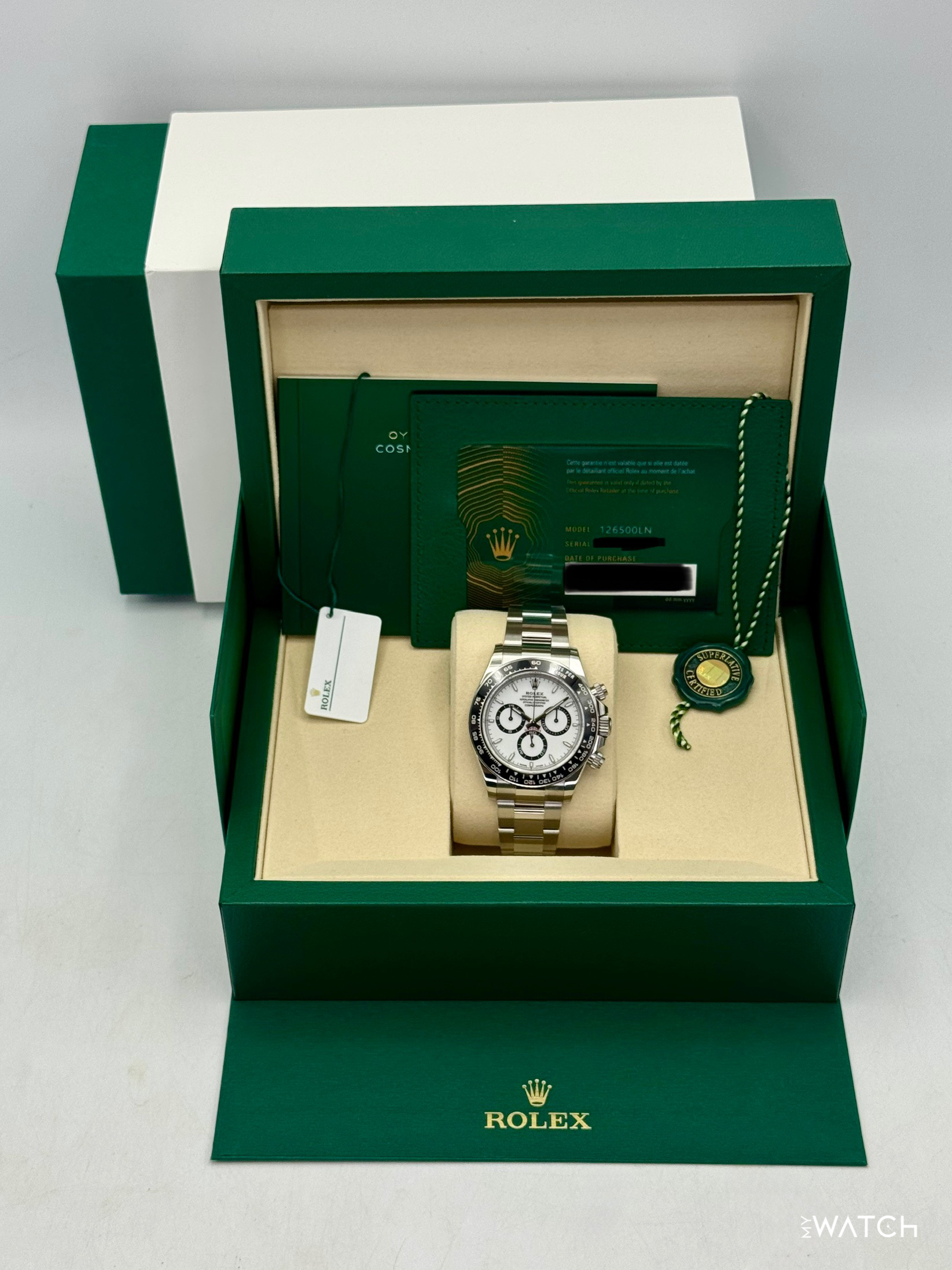 NEW 2025 Rolex Daytona 40mm 126500LN Stainless Steel Panda Dial - MyWatchLLC