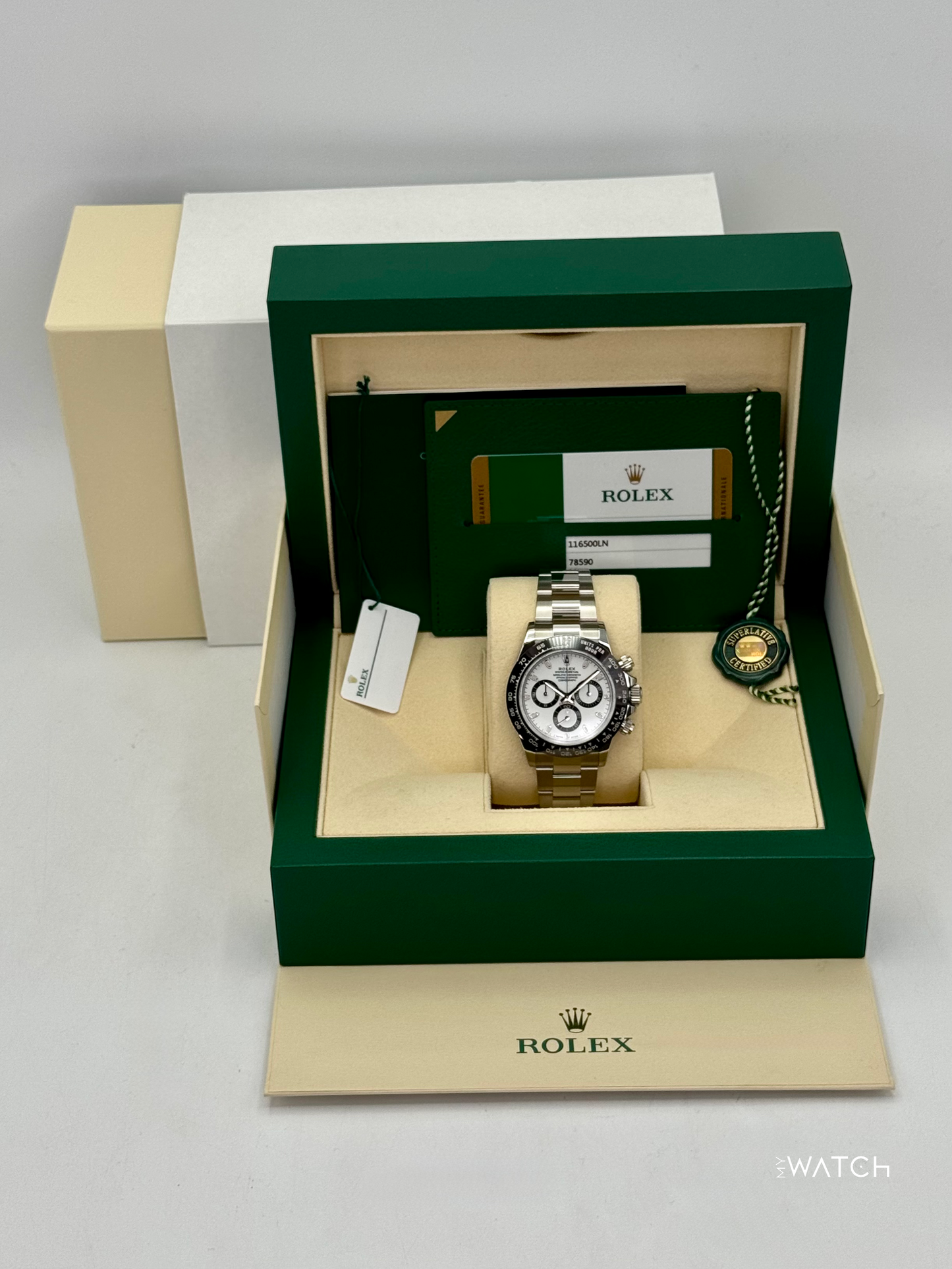 2018 Rolex Daytona 40mm 116500LN Stainless Steel Panda Dial
