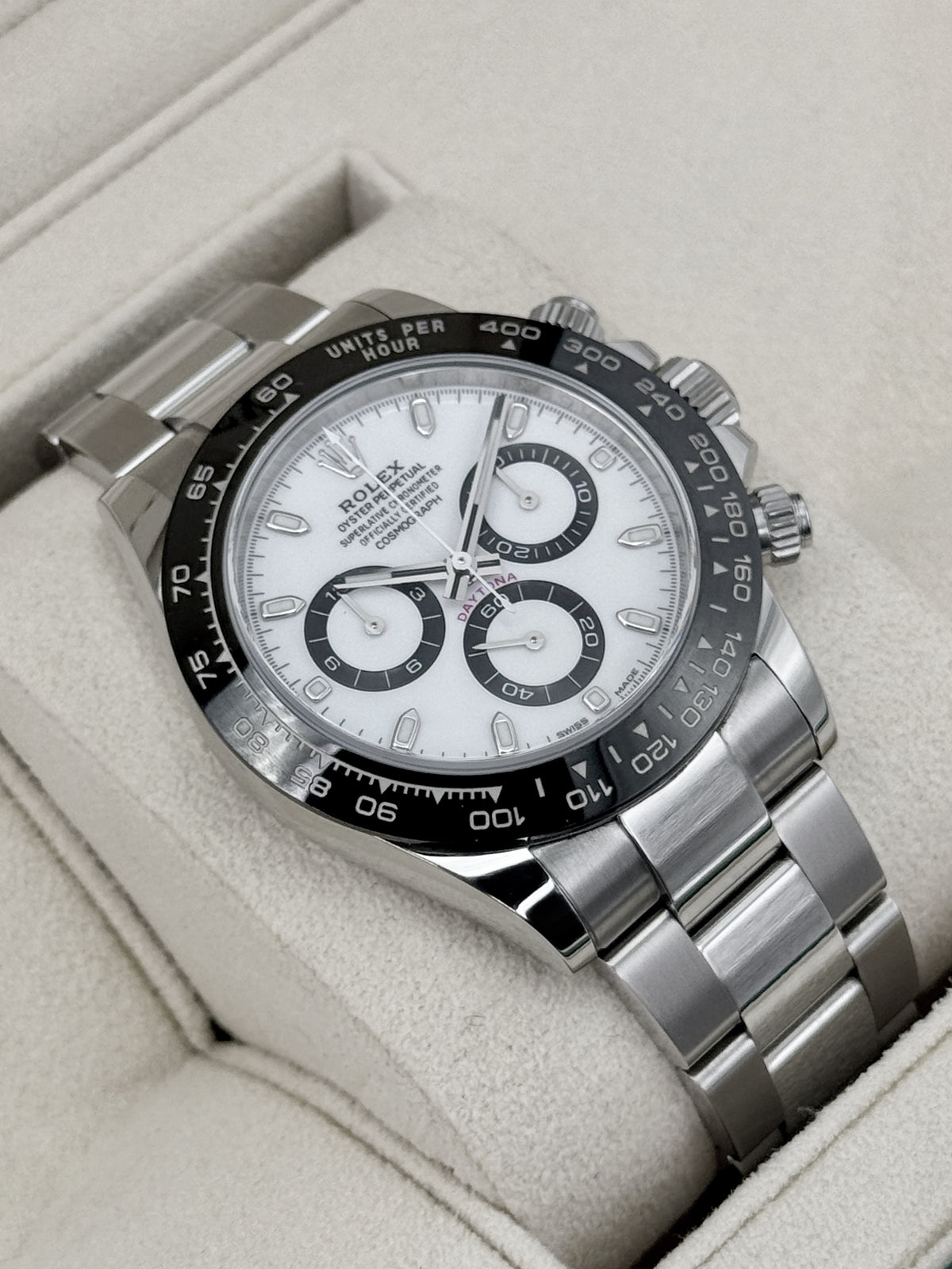 2023 Rolex Daytona 40mm 126500LN Stainless Steel Panda Dial
