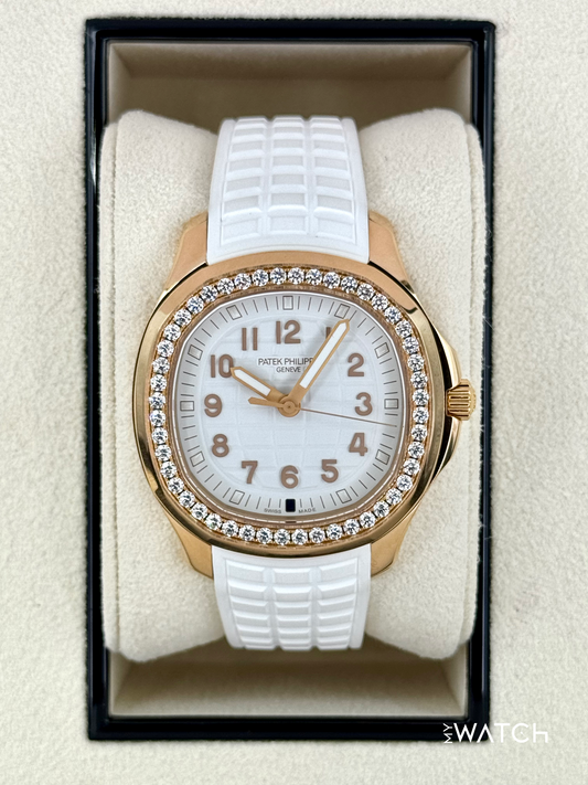 2022 Patek Philippe Aquanaut Luce Travel 5269 38.8mm Rose Gold White Dial