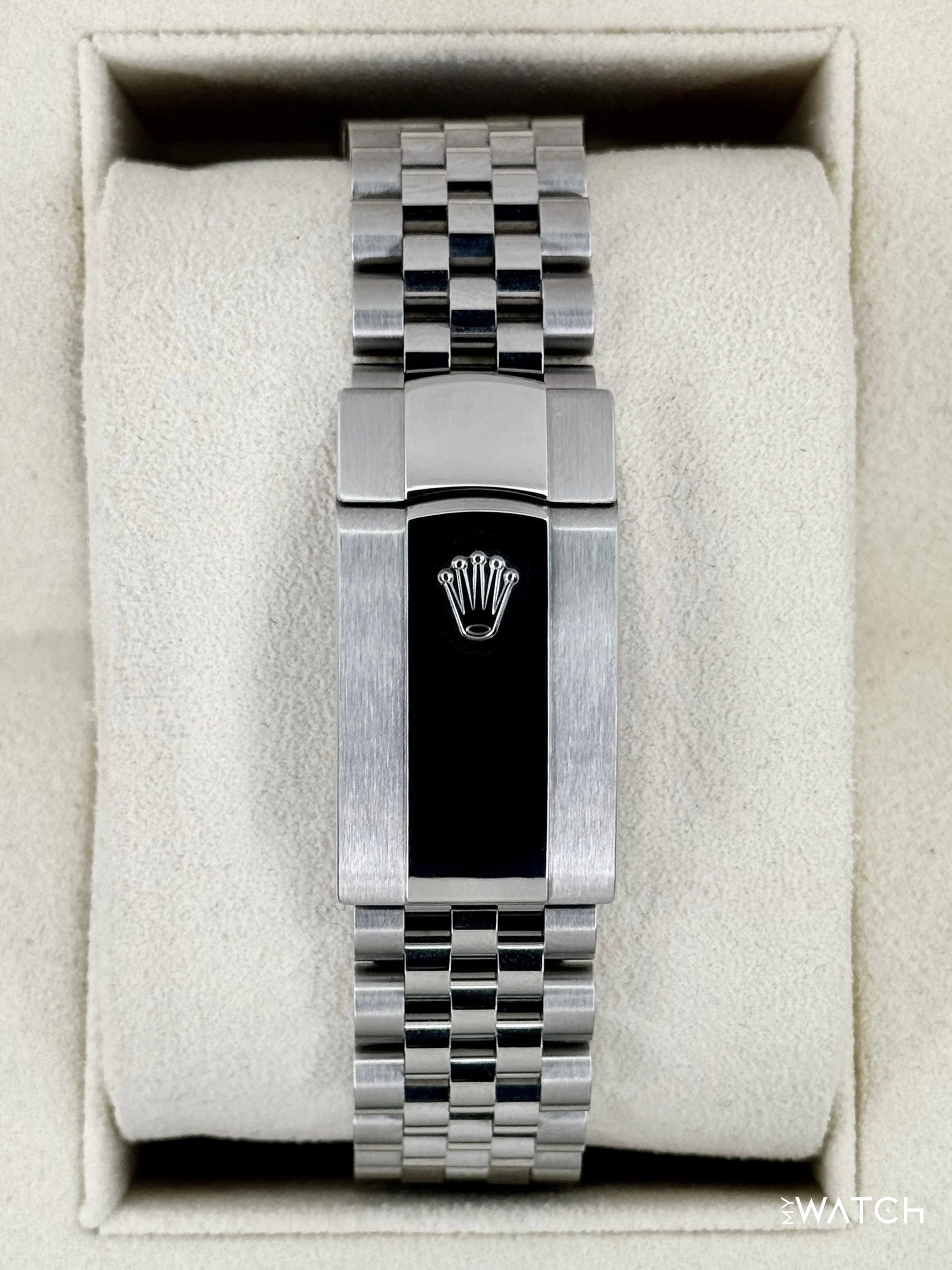 2020 Rolex Datejust 41mm 126334 Stainless Steel Jubilee Blue Diamond Dial - MyWatchLLC