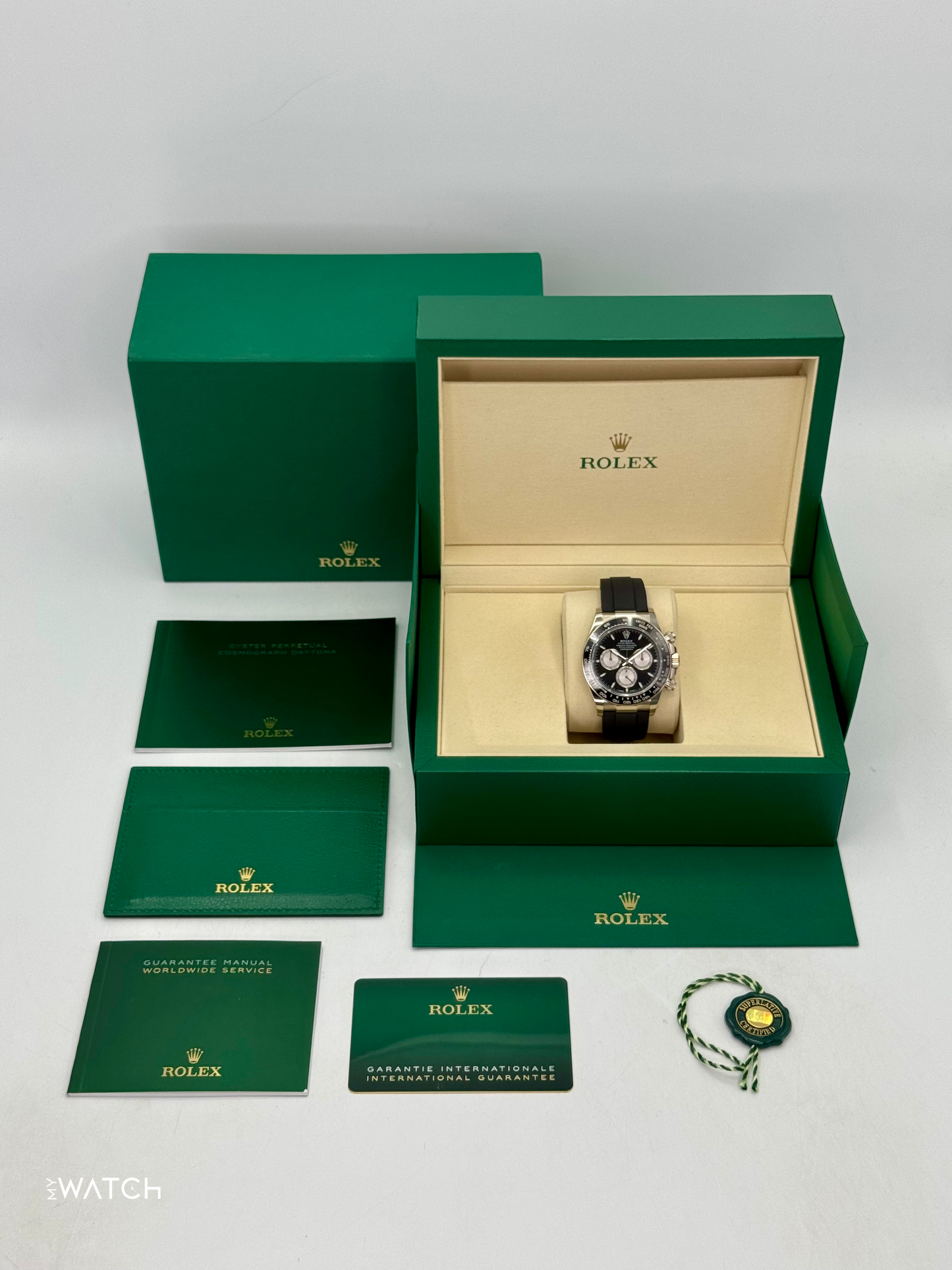 NEW 2025 Rolex Daytona "Baby Le Mans" 40mm 126519LN White Gold Black Dial