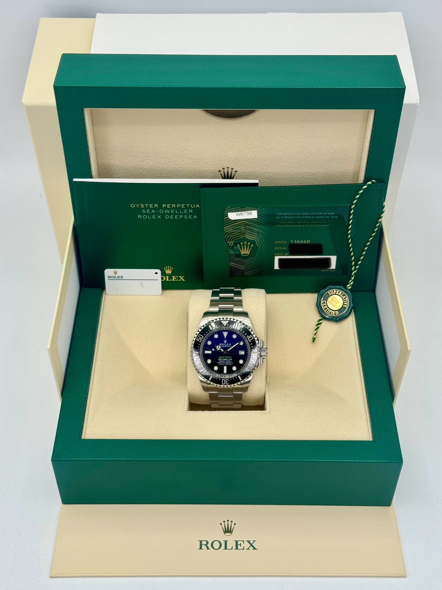 2023 Rolex Deepsea "James Cameron" 44mm 136660 Blue Dial