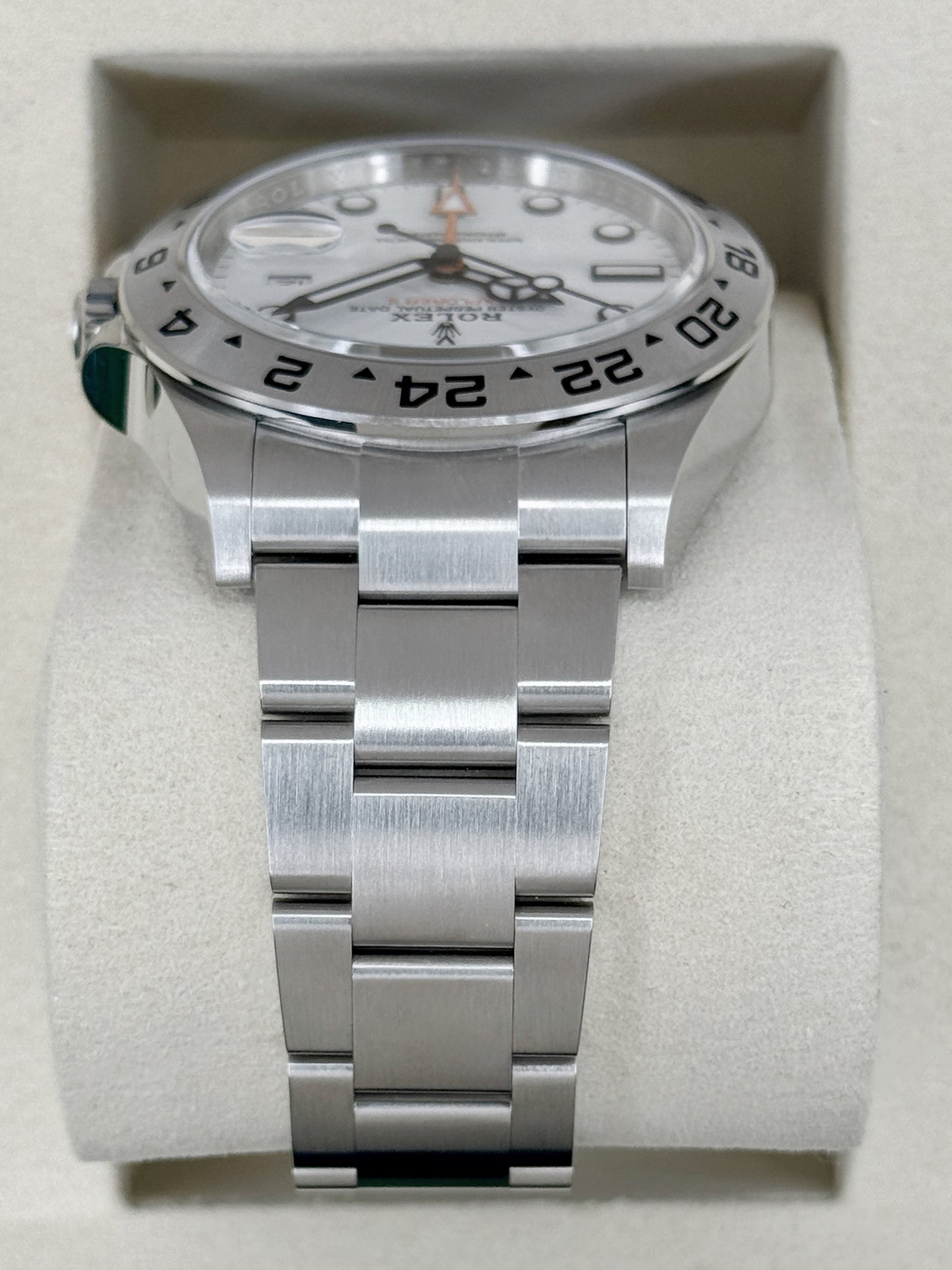 NEW 2026 Rolex Explorer II 42mm 226570 Stainless Steel Polar White Dial (NEW CARD AND STICKERED)