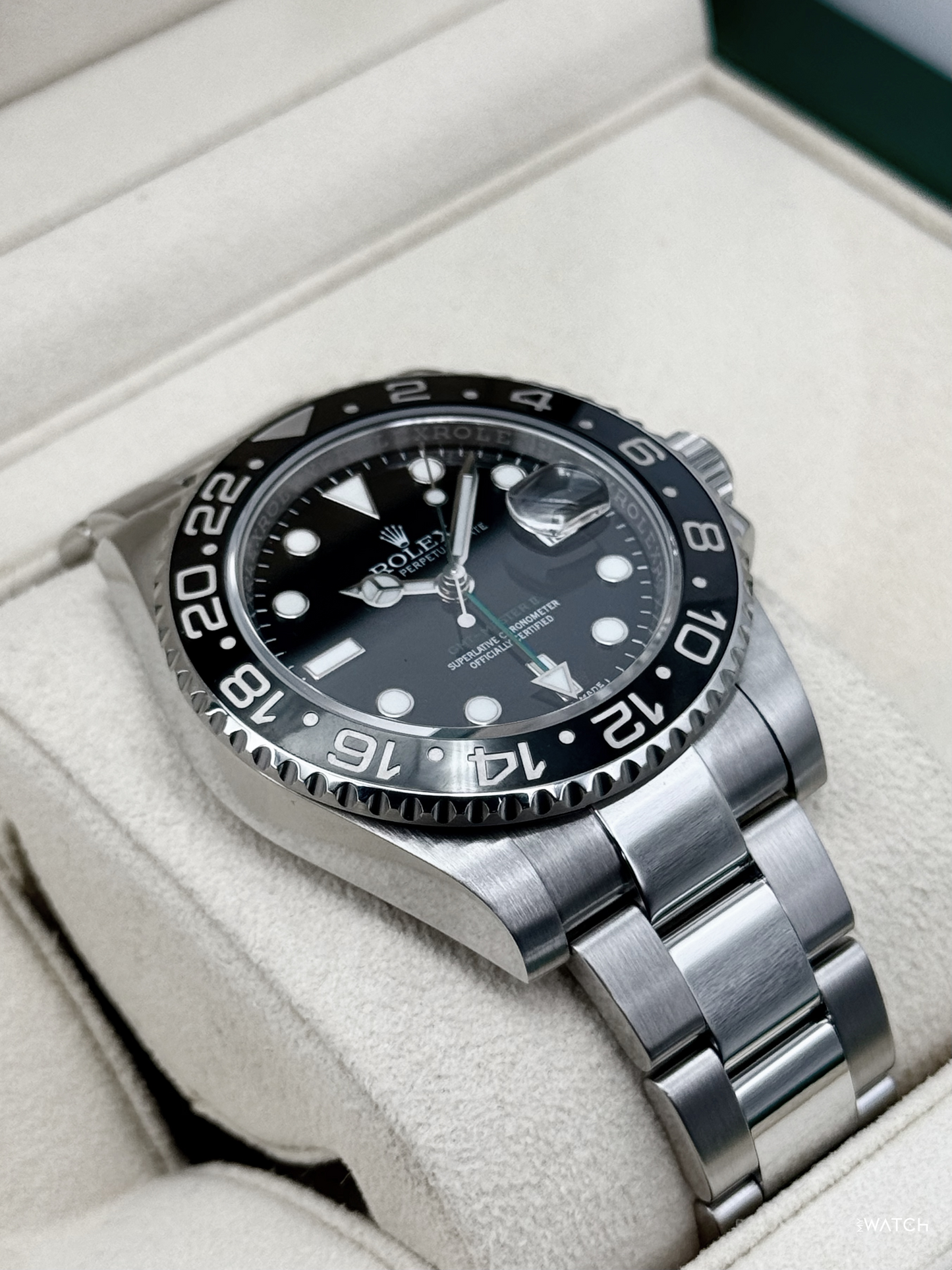 2016 Rolex GMT-Master II 40mm 116710LN Stainless Steel Black Dial - MyWatchLLC