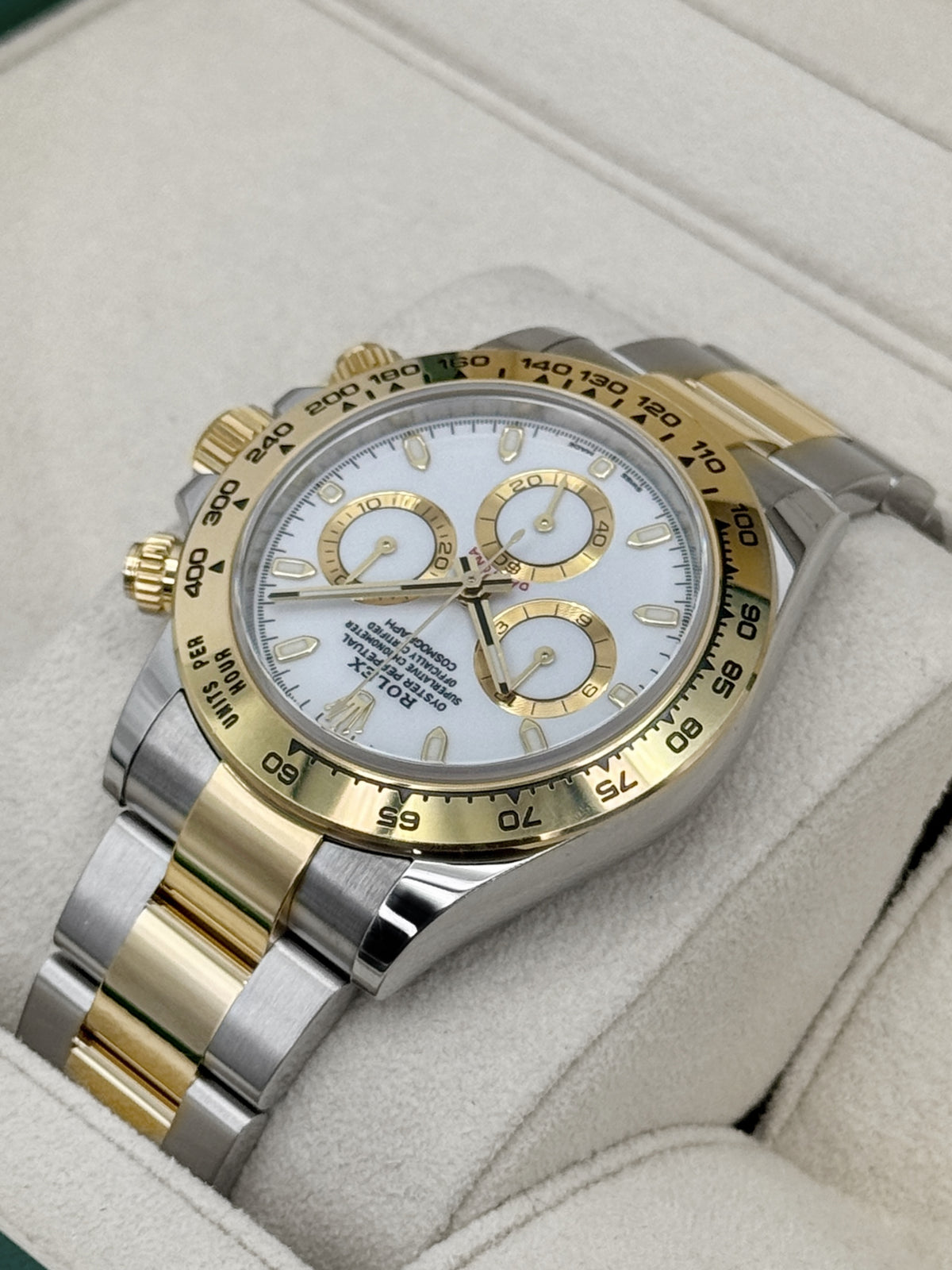 2020 Rolex Daytona 40mm 116503 Two-Tone White Dial
