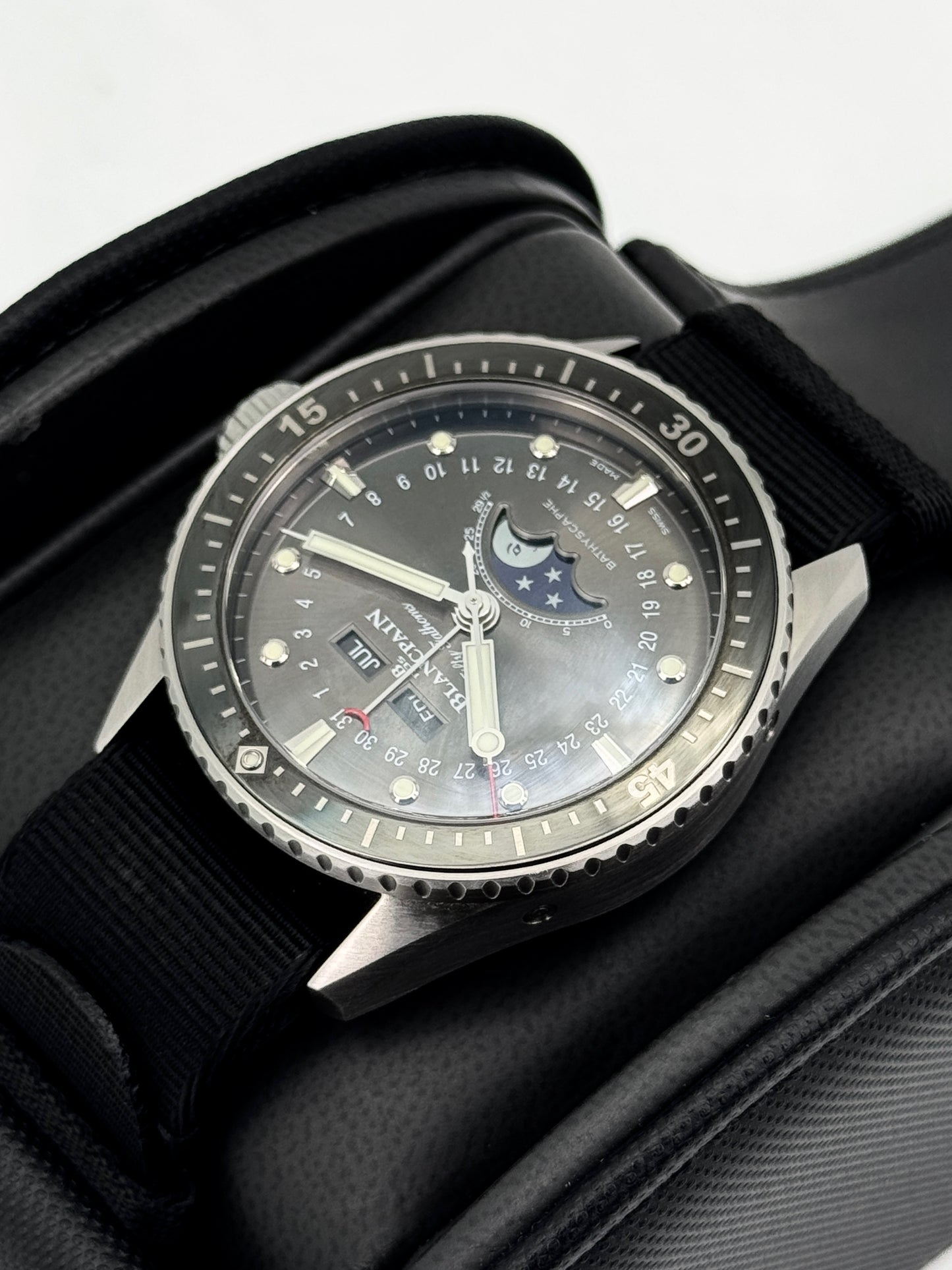 2021 Blancpain Fifty Fathoms Bathyscaphe 43mm 5054-1110-B52A Black Dial