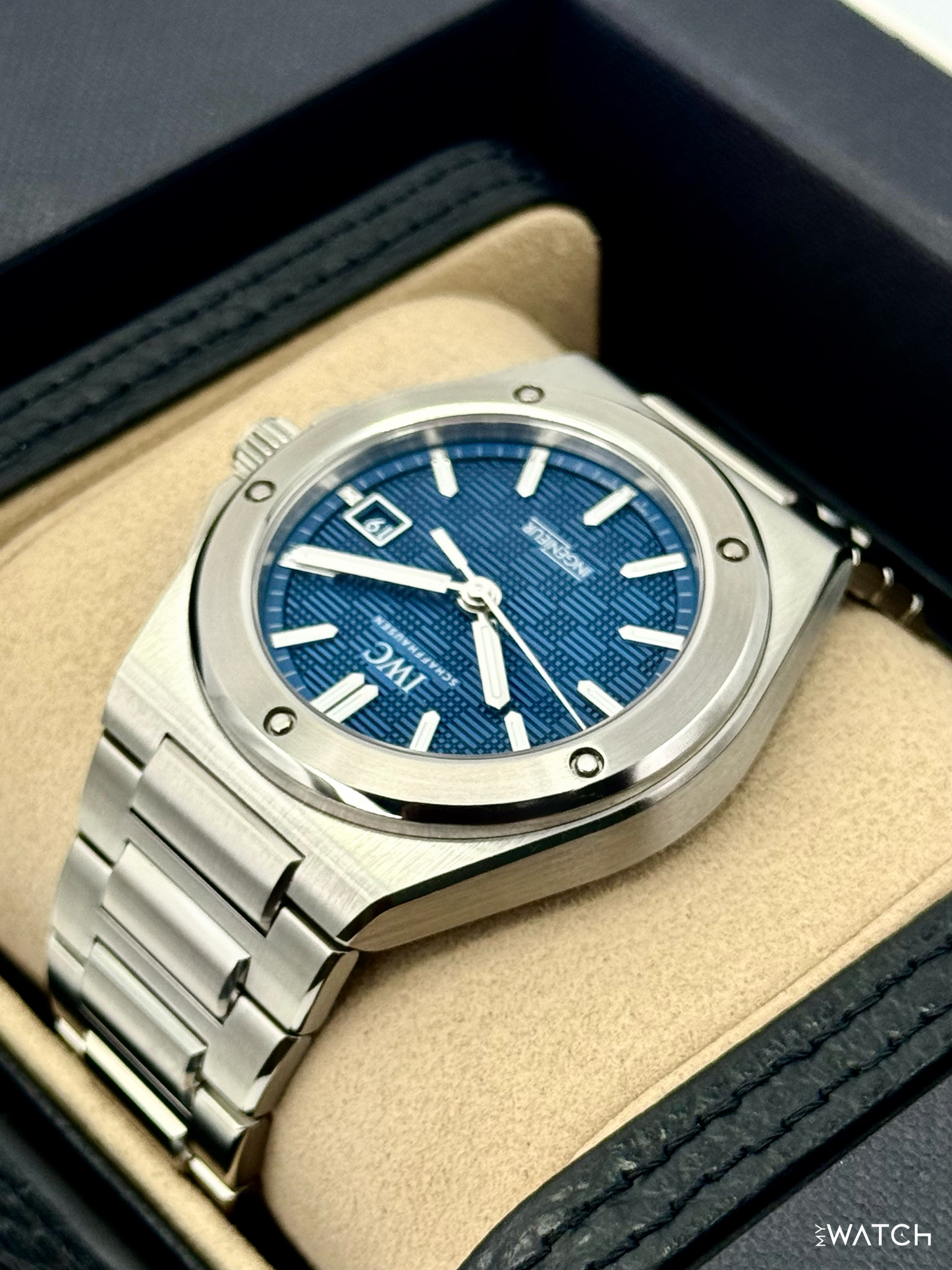 NEW 2026 IWC Ingenieur Automatic 40mm IW328907 Stainless Steel Blue Dial - MyWatchLLC