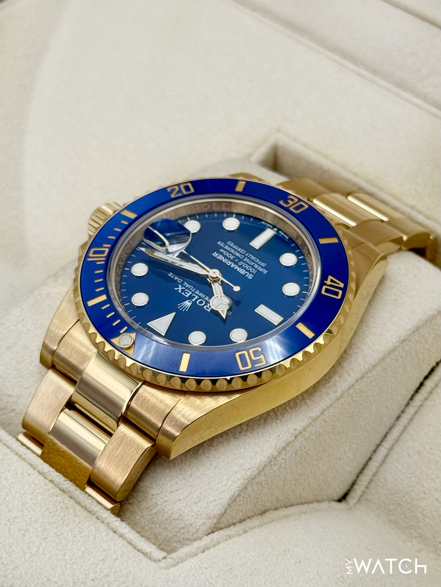 2024 Rolex Submariner "Bluesy" 41mm 126618LB Yellow Gold Blue Dial