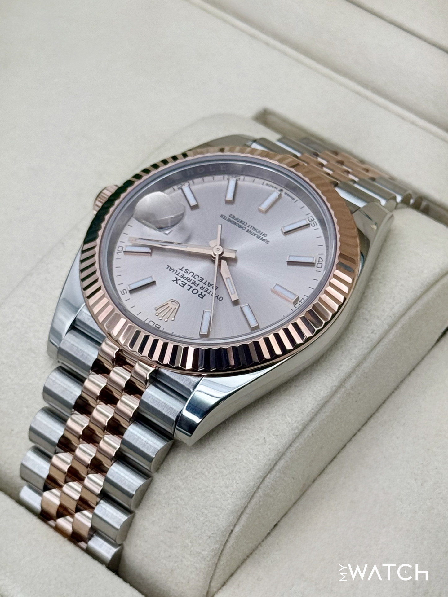 2025 Rolex Datejust 41mm 126331 Two-Tone Jubilee Sundust Dial