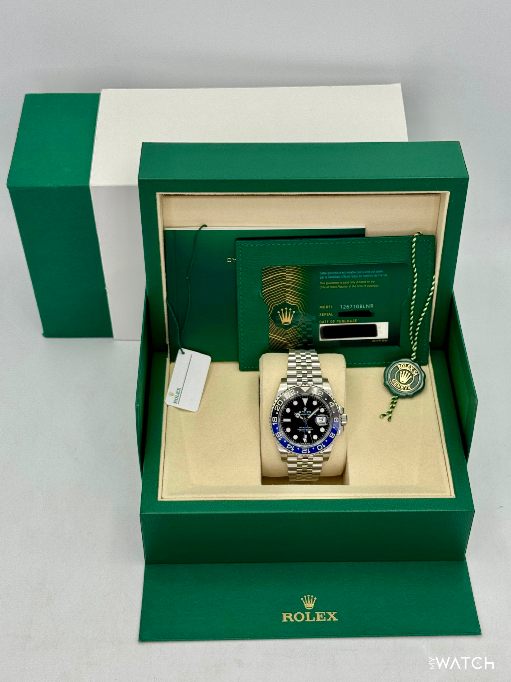 2025 Rolex GMT-Master II "Batgirl" 40mm 126710BLNR Jubilee - MyWatchLLC