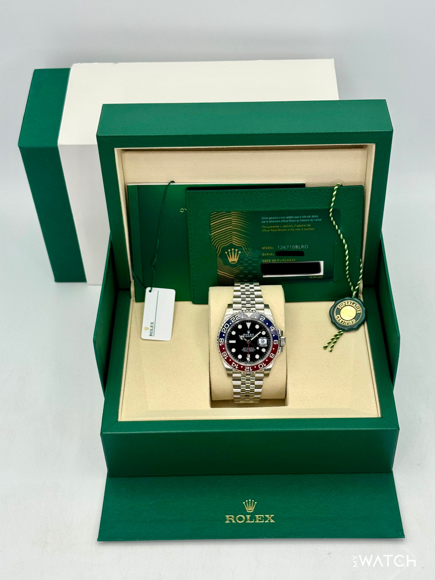 NEW 2025 Rolex GMT-Master II "Pepsi" 40mm 126710BLRO Jubilee - MyWatchLLC