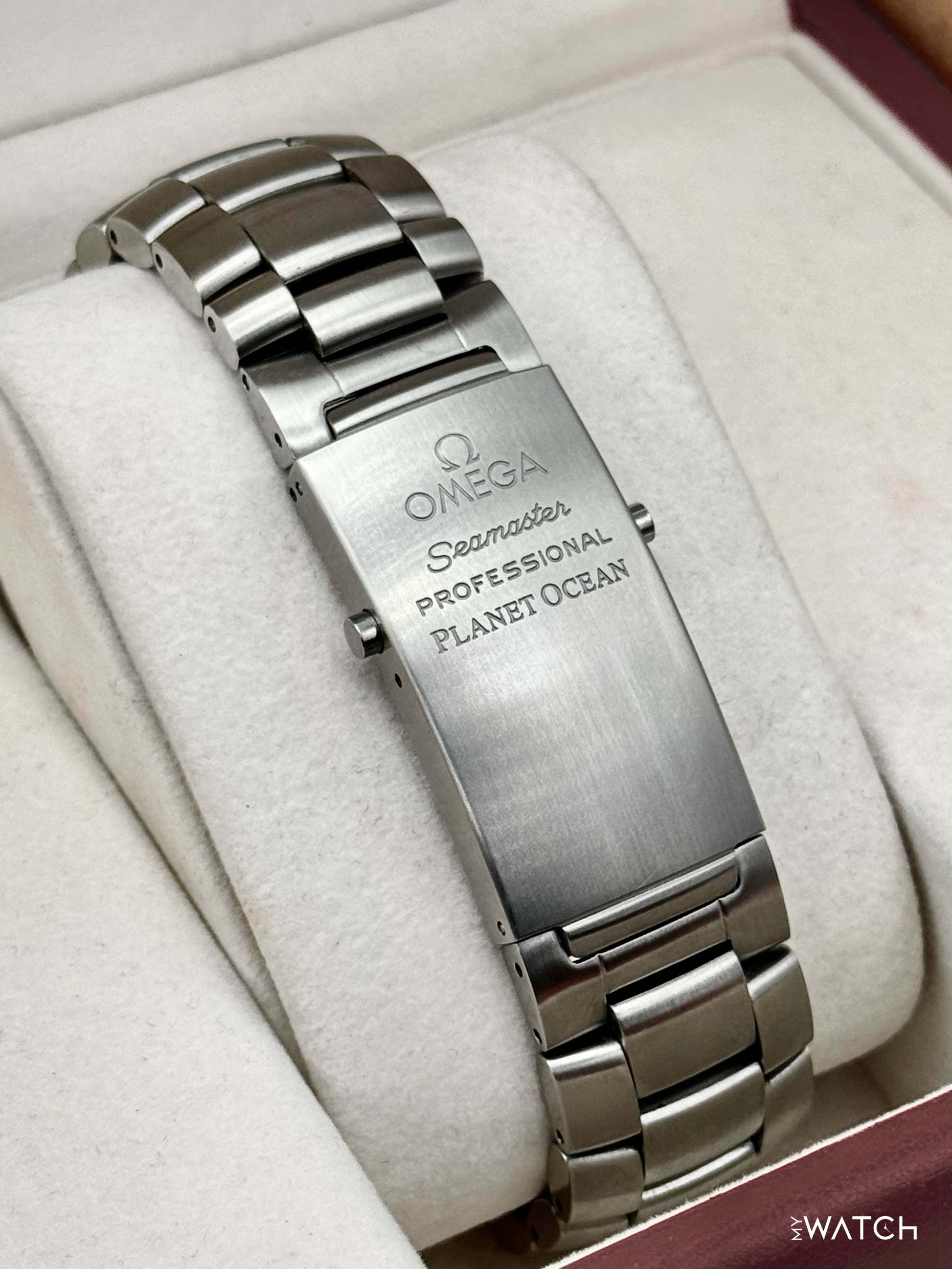 Omega Seamaster Planet Ocean Chronograph 45.5mm 2210.50.00 Black Dial - MyWatchLLC