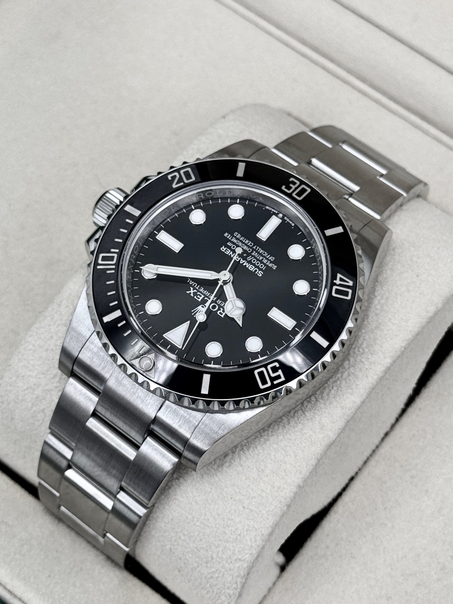 2025 Rolex Submariner 41mm 124060 Stainless Steel Black Dial