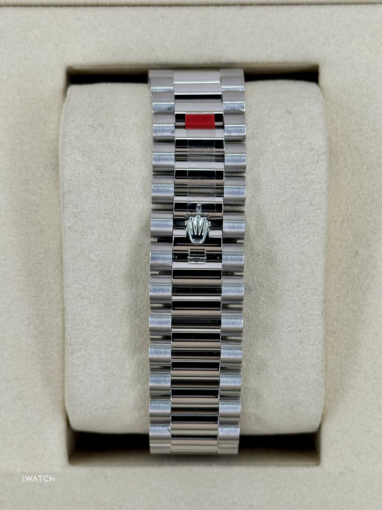 NEW 2025 Rolex Day-Date 40mm 228396TBR Ice Blue Diamond Baguette Dial