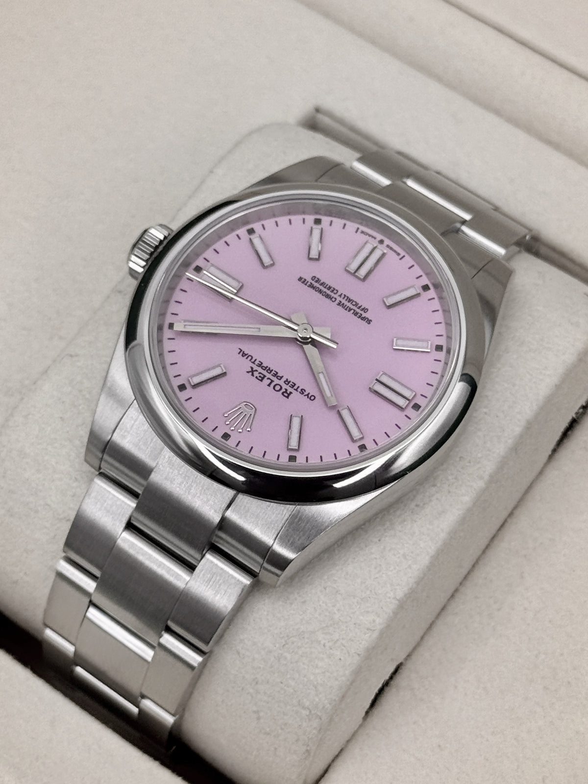 2026 Rolex Oyster Perpetual 41mm 134300 Candy Pink Dial