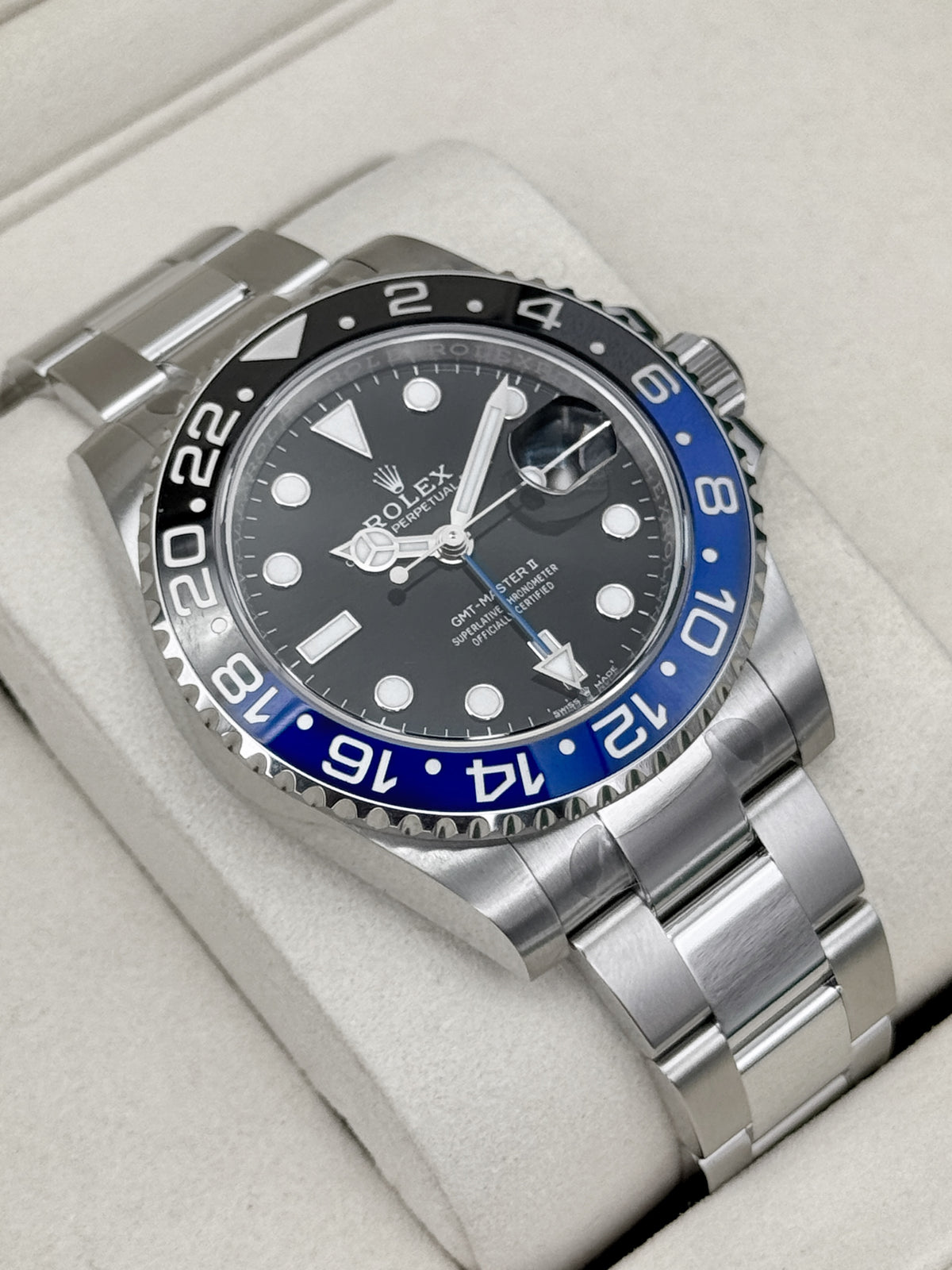 NEW 2025 Rolex GMT-Master II Batman 40mm 126710BLNR Oyster (STICKERED)