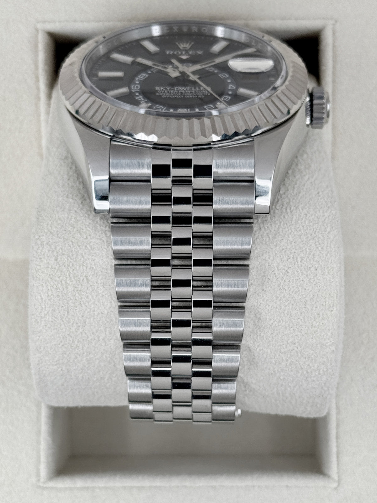 2023 Rolex Sky-Dweller 42mm 326934 Stainless Steel Jubilee Blue Dial