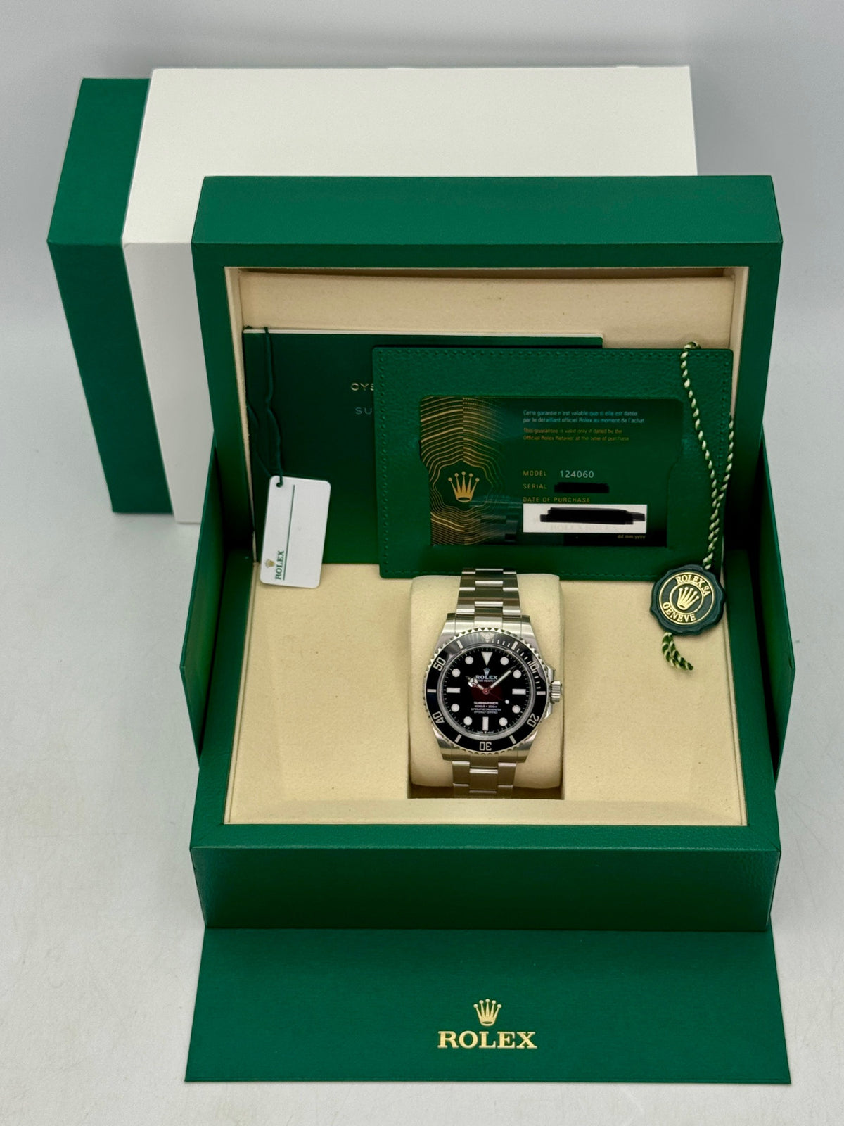 2026 Rolex Submariner 41mm 124060 Stainless Steel Black Dial