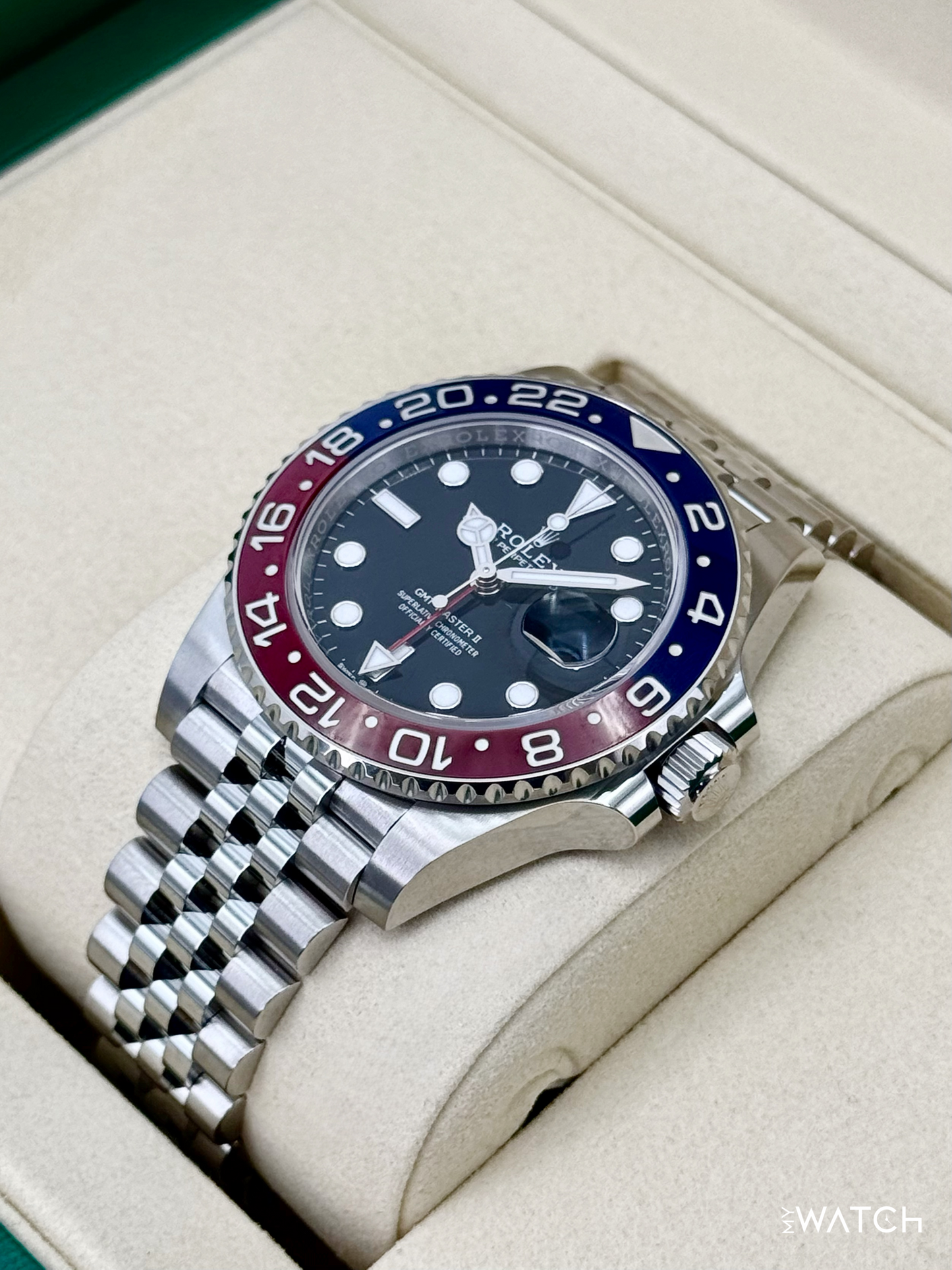 NEW 2026 Rolex GMT-Master II "Pepsi" 40mm 126710BLRO Jubilee - MyWatchLLC