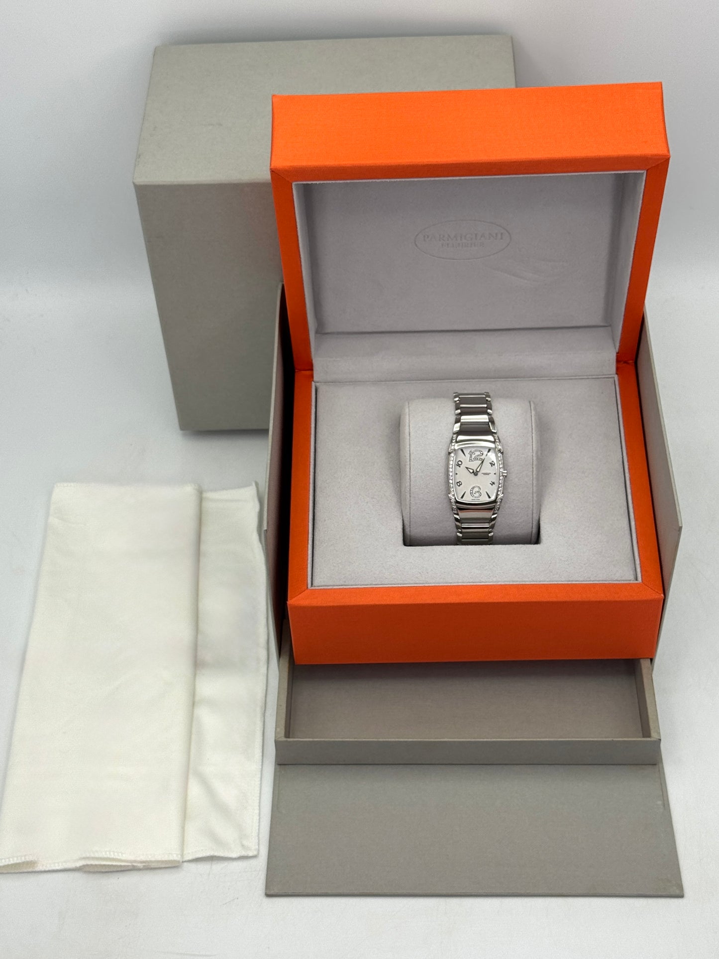 Parmigiani Fleurier Kalpa Donna 34.8mm PFC160-0020701 Stainless Steel Ivory Dial