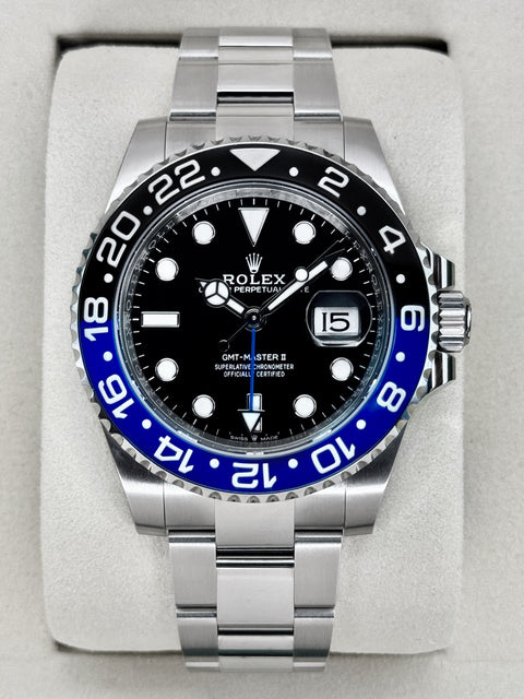 NEW 2026 Rolex GMT-Master II Batman 40mm 126710BLNR Oyster (NEW STYLE CARD)